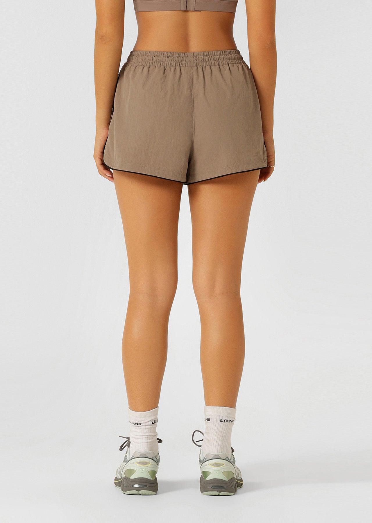 Lorna Jane Outdoor Rec Track Shorts - Bone