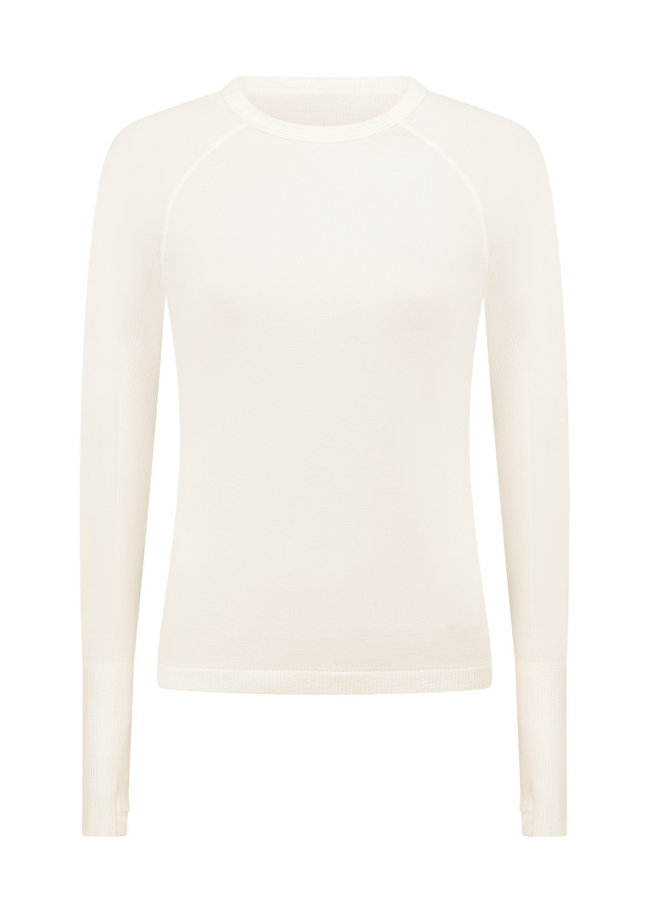 Lorna Jane Tempo Seamless Long Sleeve Top - Porcelain