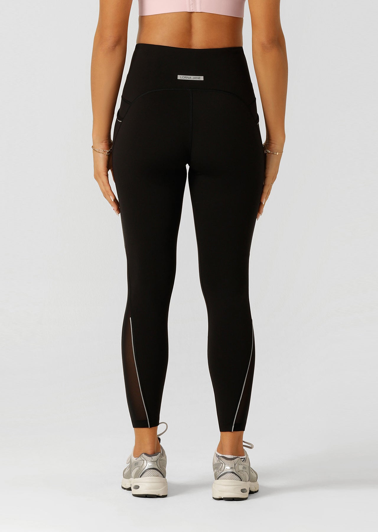 Lorna Jane Peak Performance 3 Pocket Ankle Biter Leggings - Black
