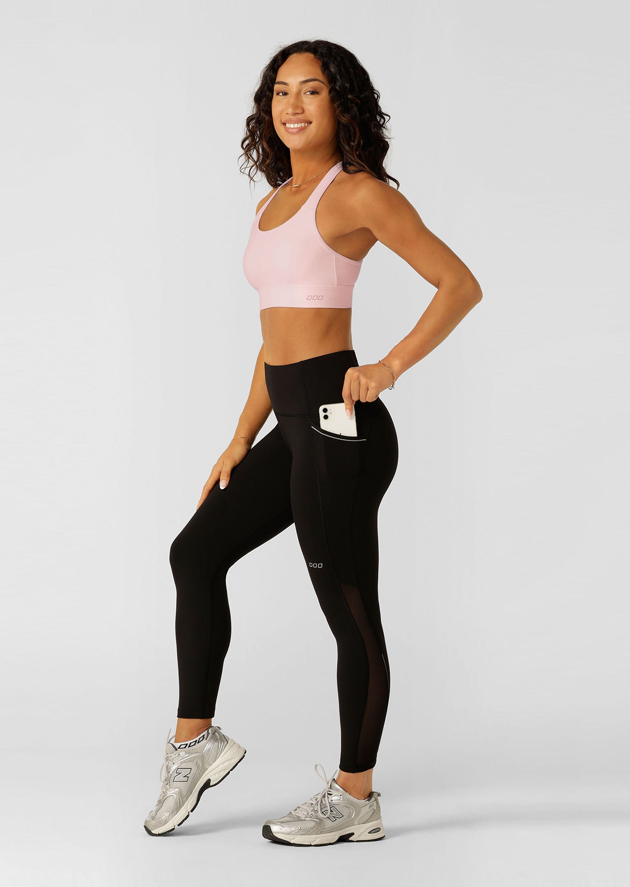 Lorna Jane Peak Performance 3 Pocket Ankle Biter Leggings - Black