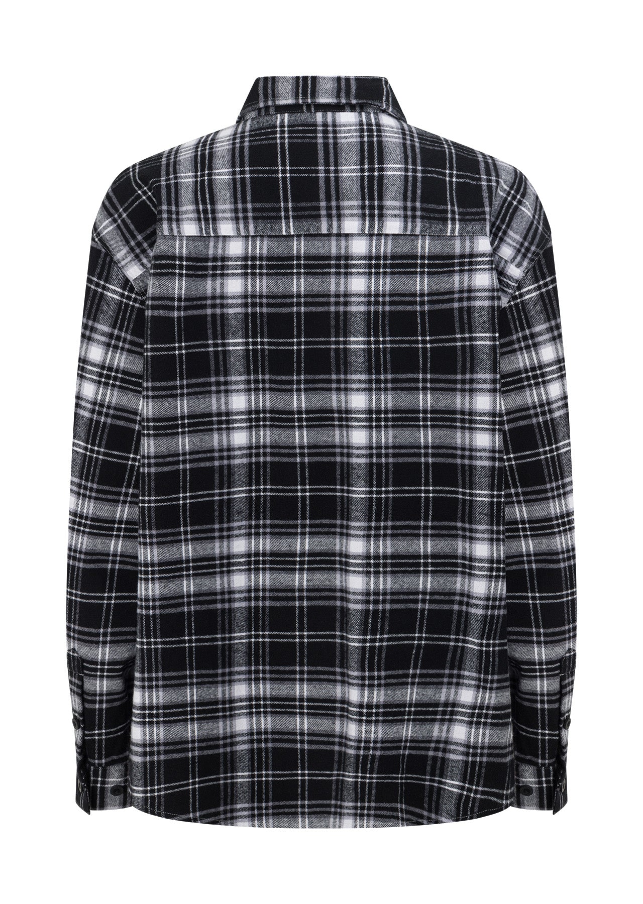 Lorna Jane Weekend Away Flannel Shirt - Black Check