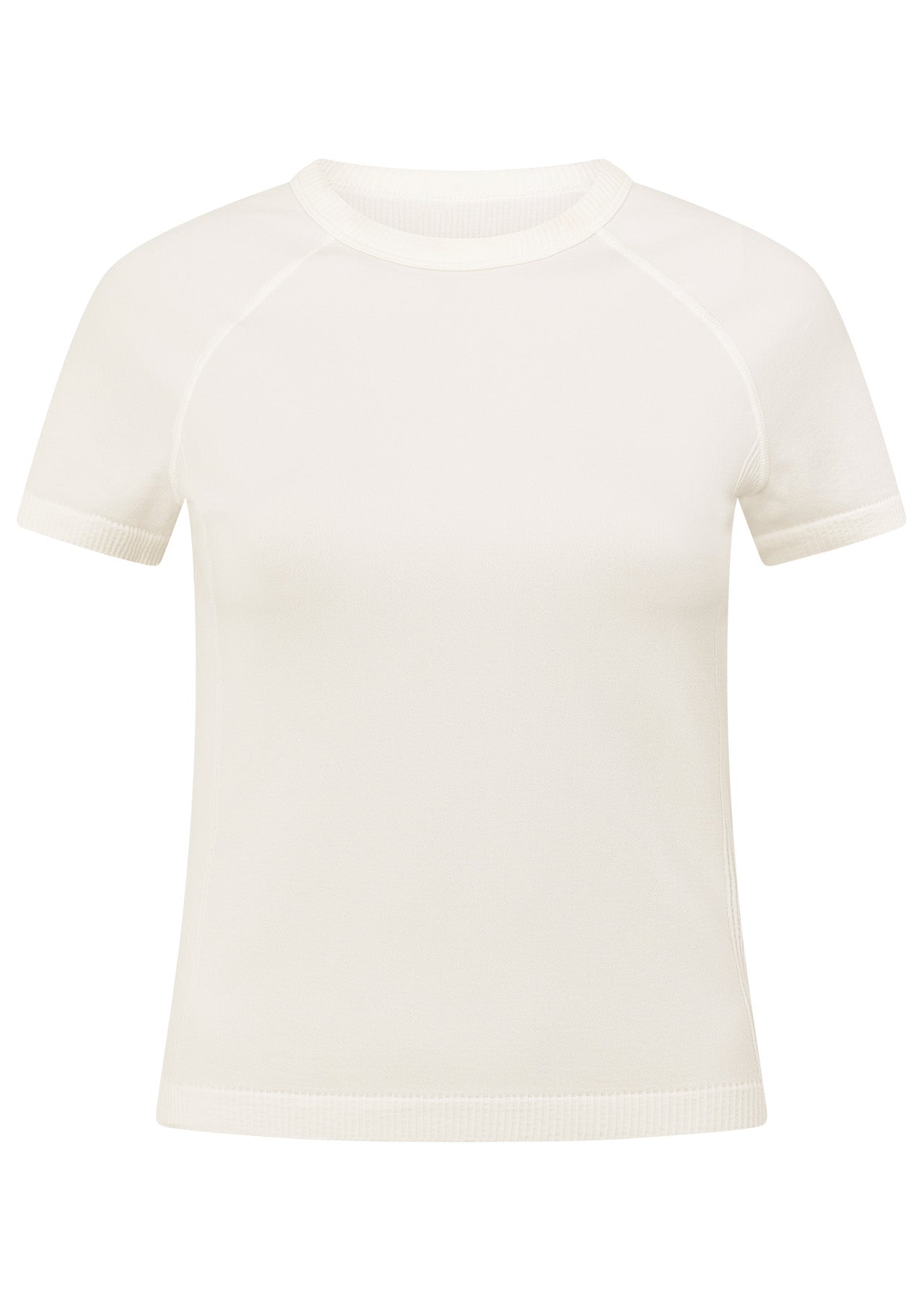 Lorna Jane Tempo Seamless Short Sleeve Active Top - Porcelain