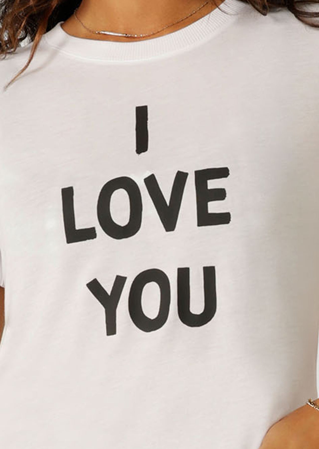 Lorna Jane I Love You Lounge T-shirt - White