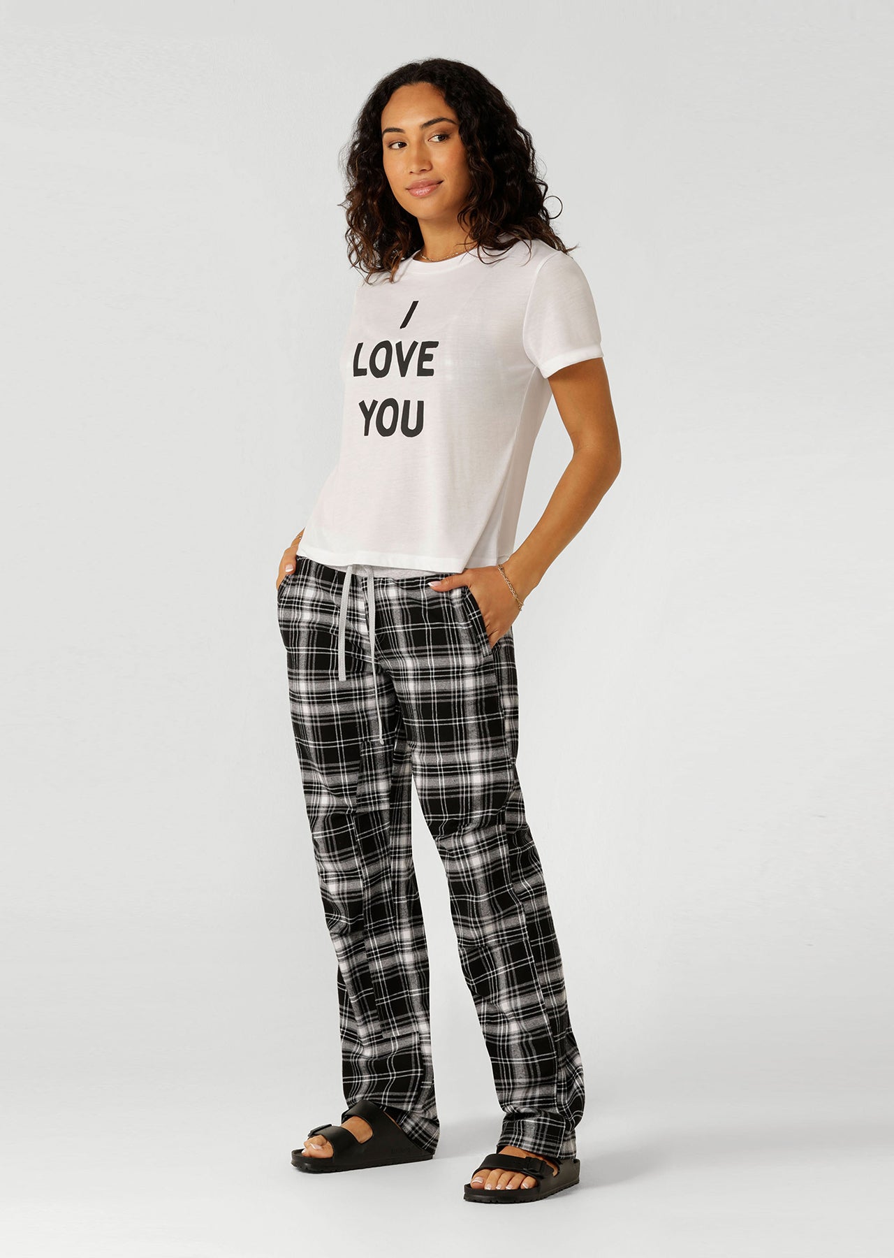 Lorna Jane I Love You Lounge T-shirt - White