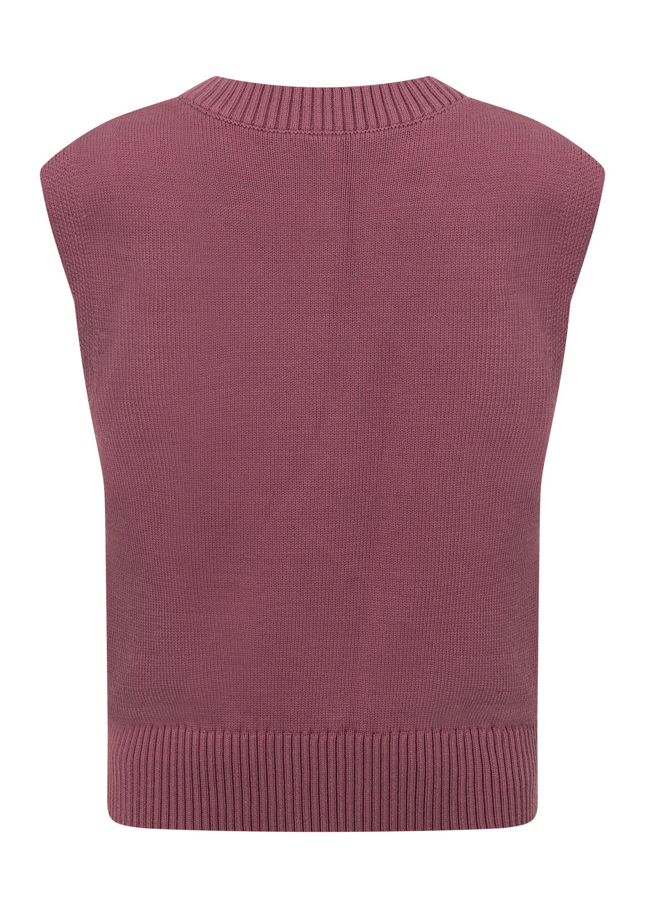 Lorna Jane Outdoor Knit Vest - Renaissance Rose