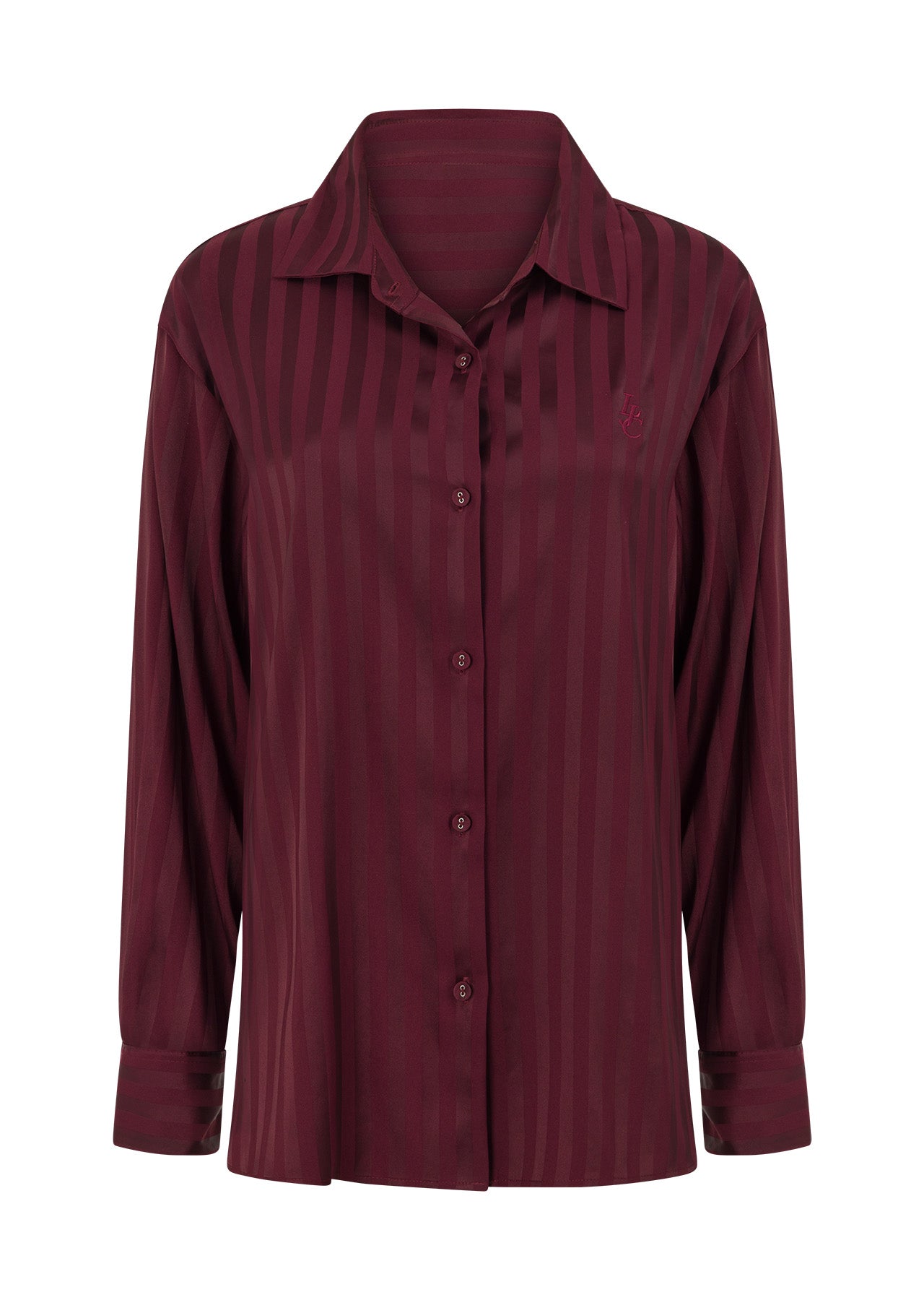 Lorna Jane After Hours Long Sleeve Sleep Shirt - Cranberry