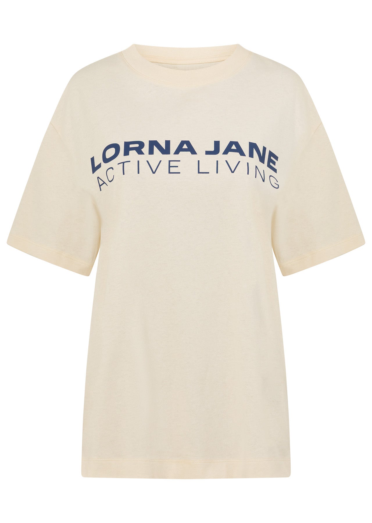 Lorna Jane Active Living T-Shirt - Cream