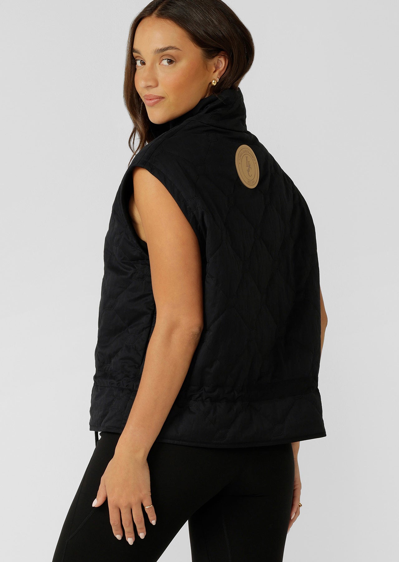Lorna Jane Adventure Quilted Vest - Black