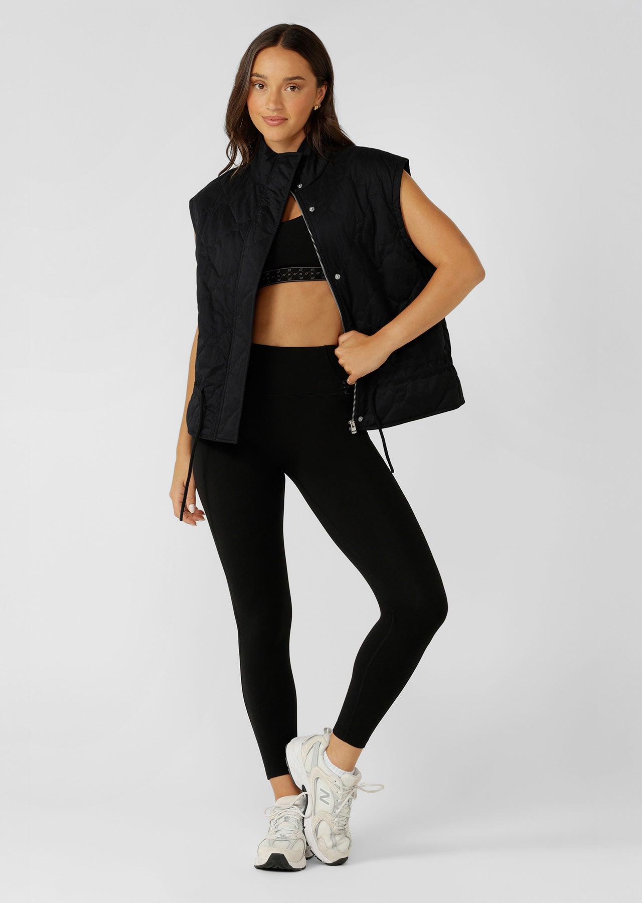 Lorna Jane Adventure Quilted Vest - Black