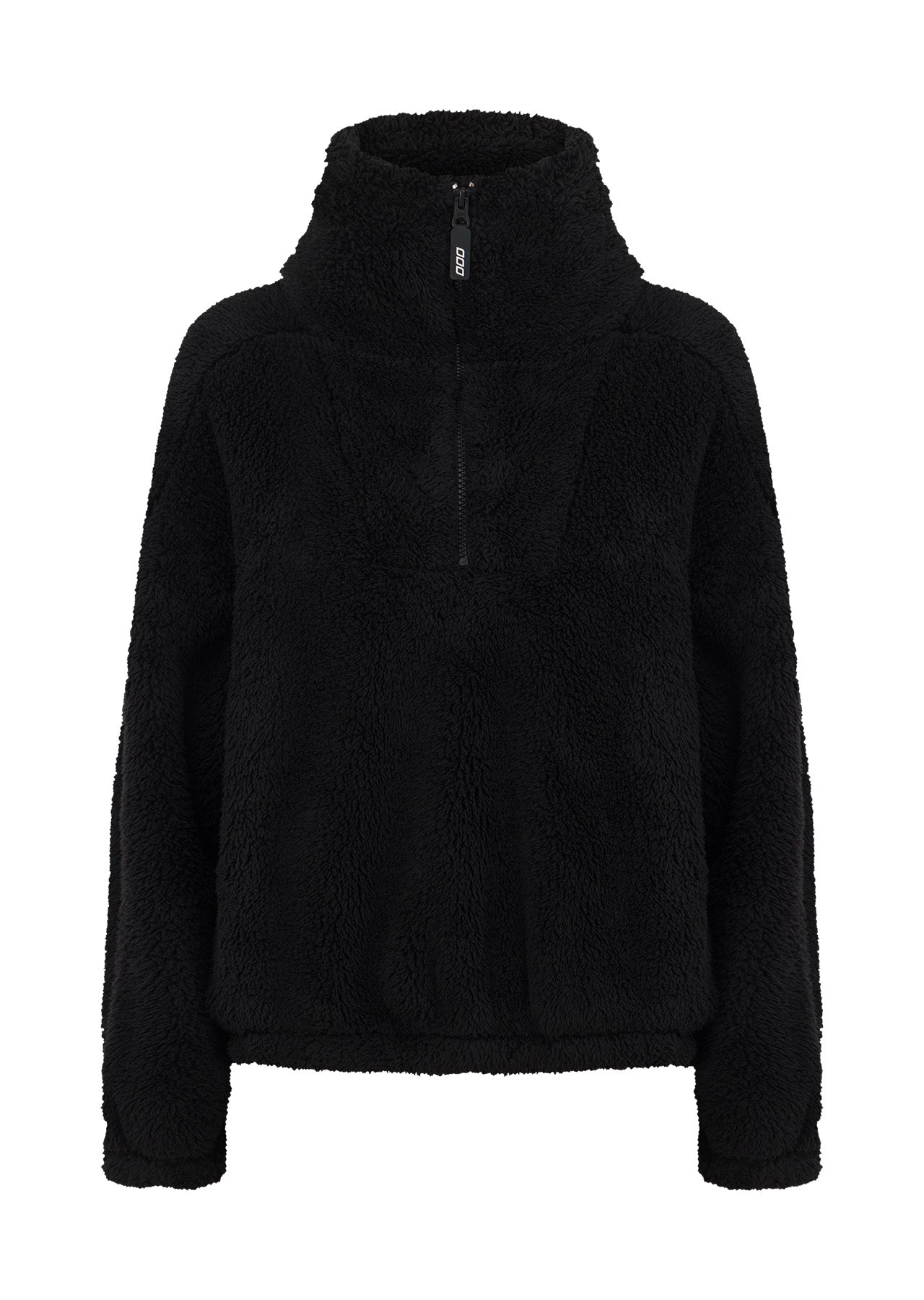 Lorna Jane Everyday Teddy Quarter Zip Sweat - Black