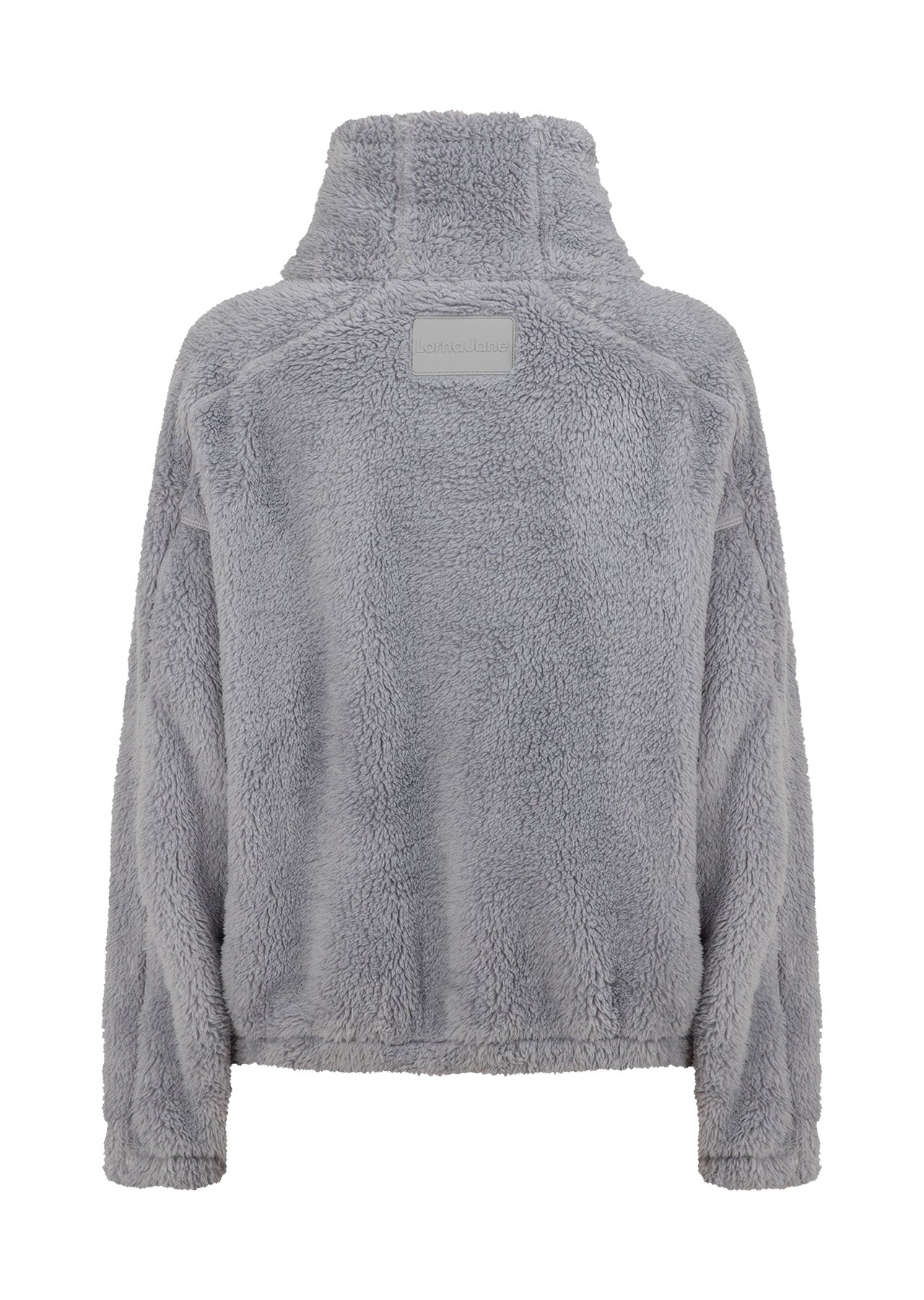 Lorna Jane Everyday Teddy Quarter Zip Sweat - Concrete Grey