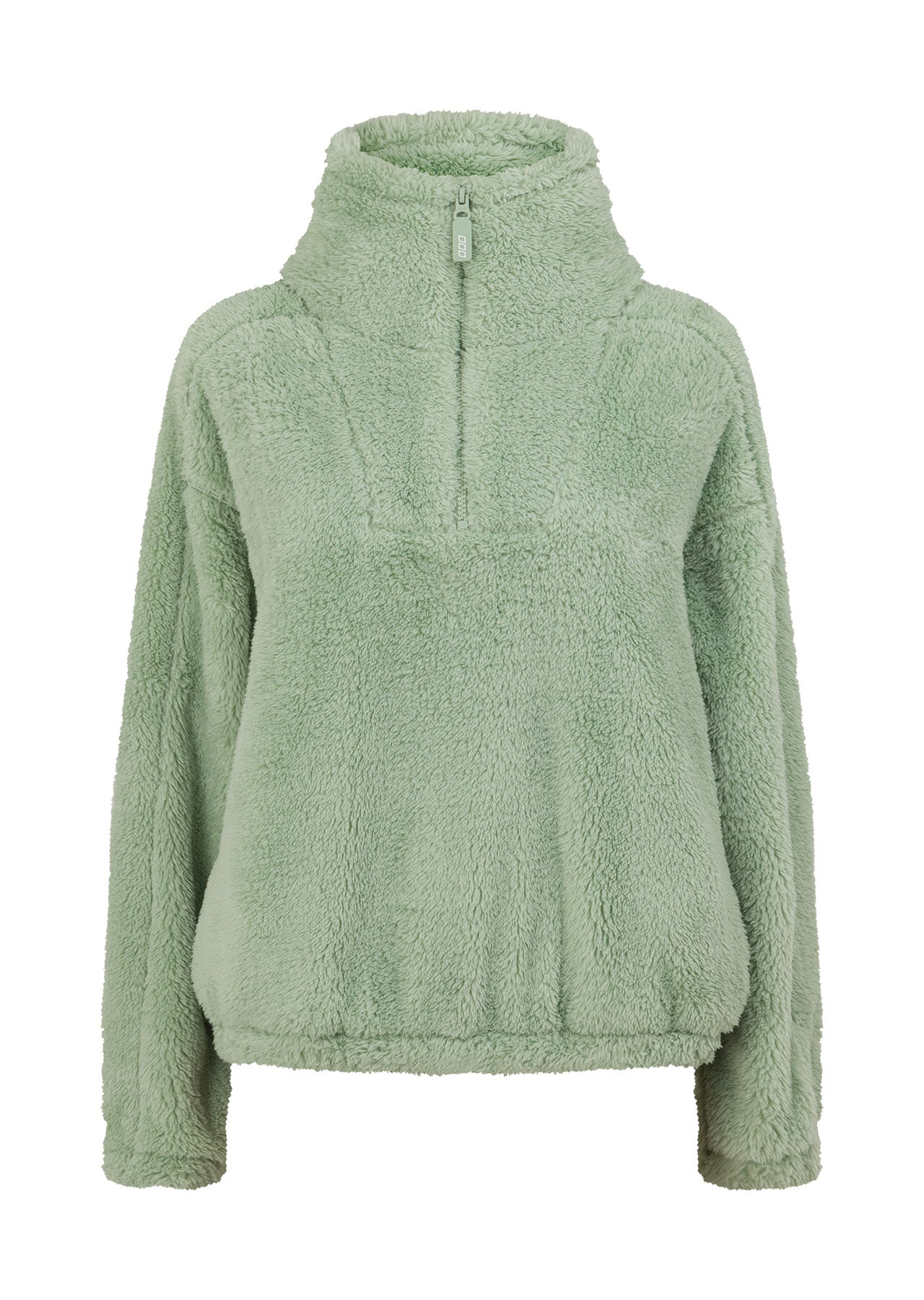 Lorna Jane Everyday Teddy Quarter Zip Sweat - Iced Matcha