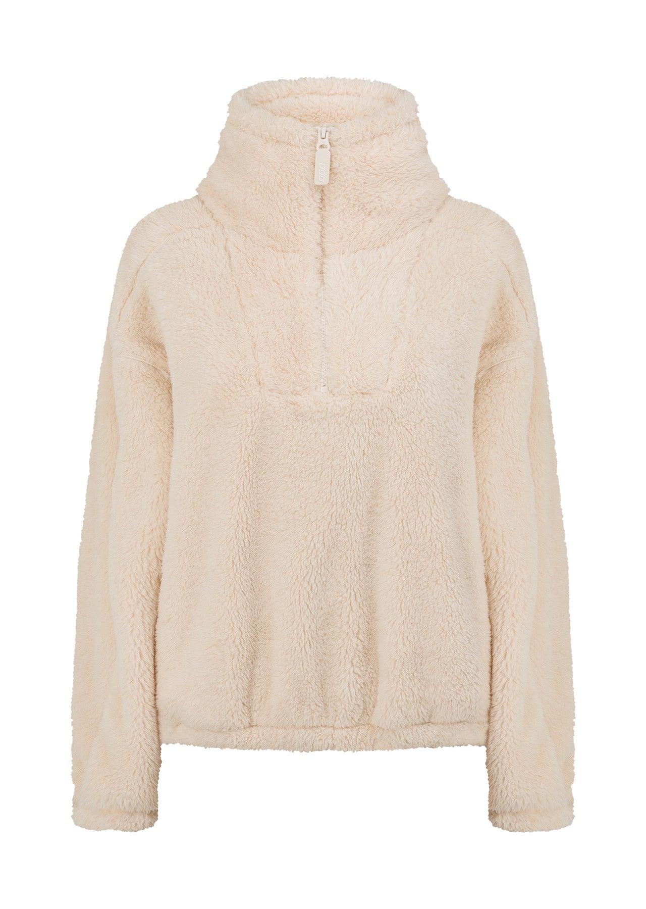 Lorna Jane Everyday Teddy Quarter Zip Sweat - Ivory