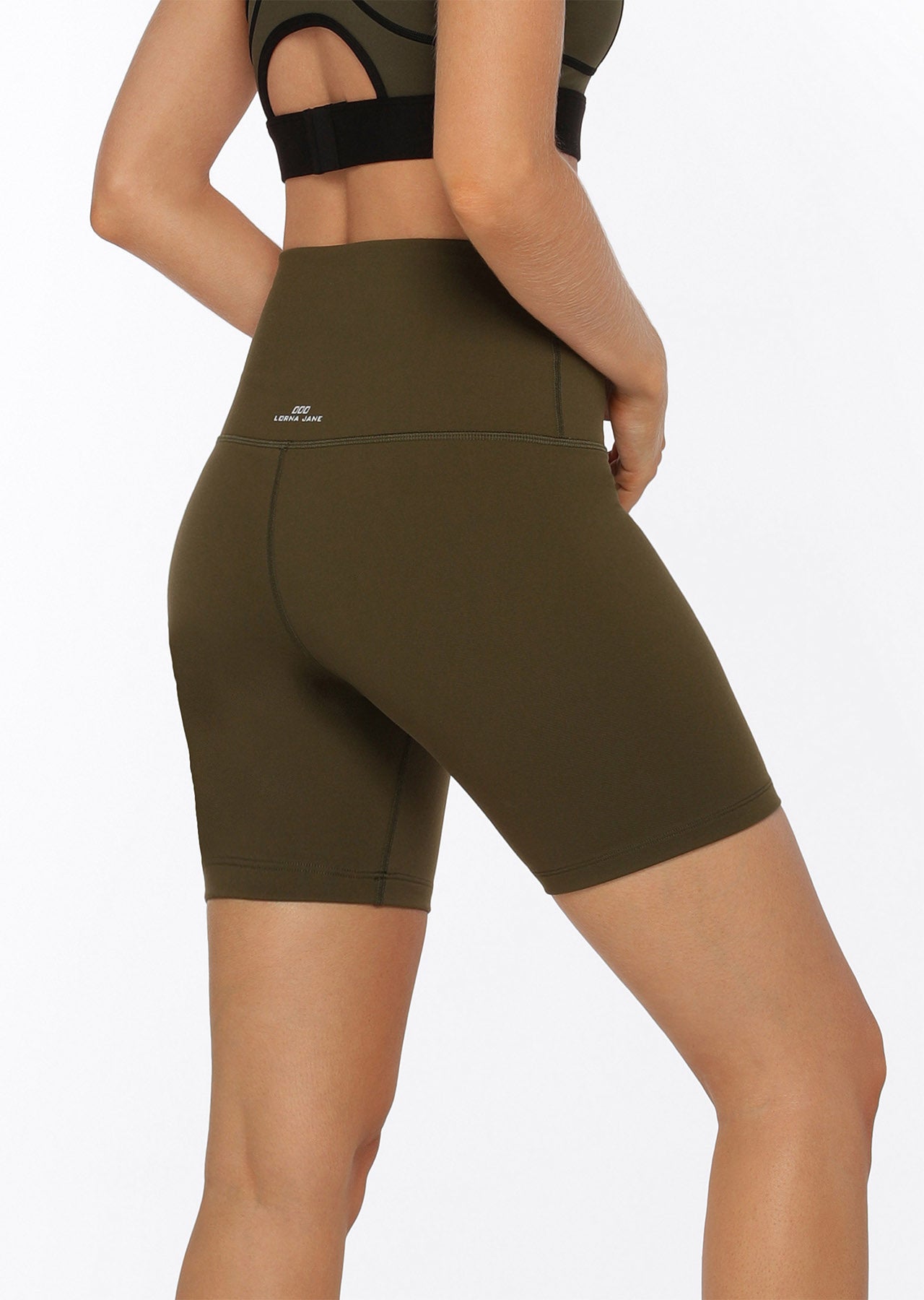 Lorna Jane Ultra High Thermal Bike Shorts - Luxury Green