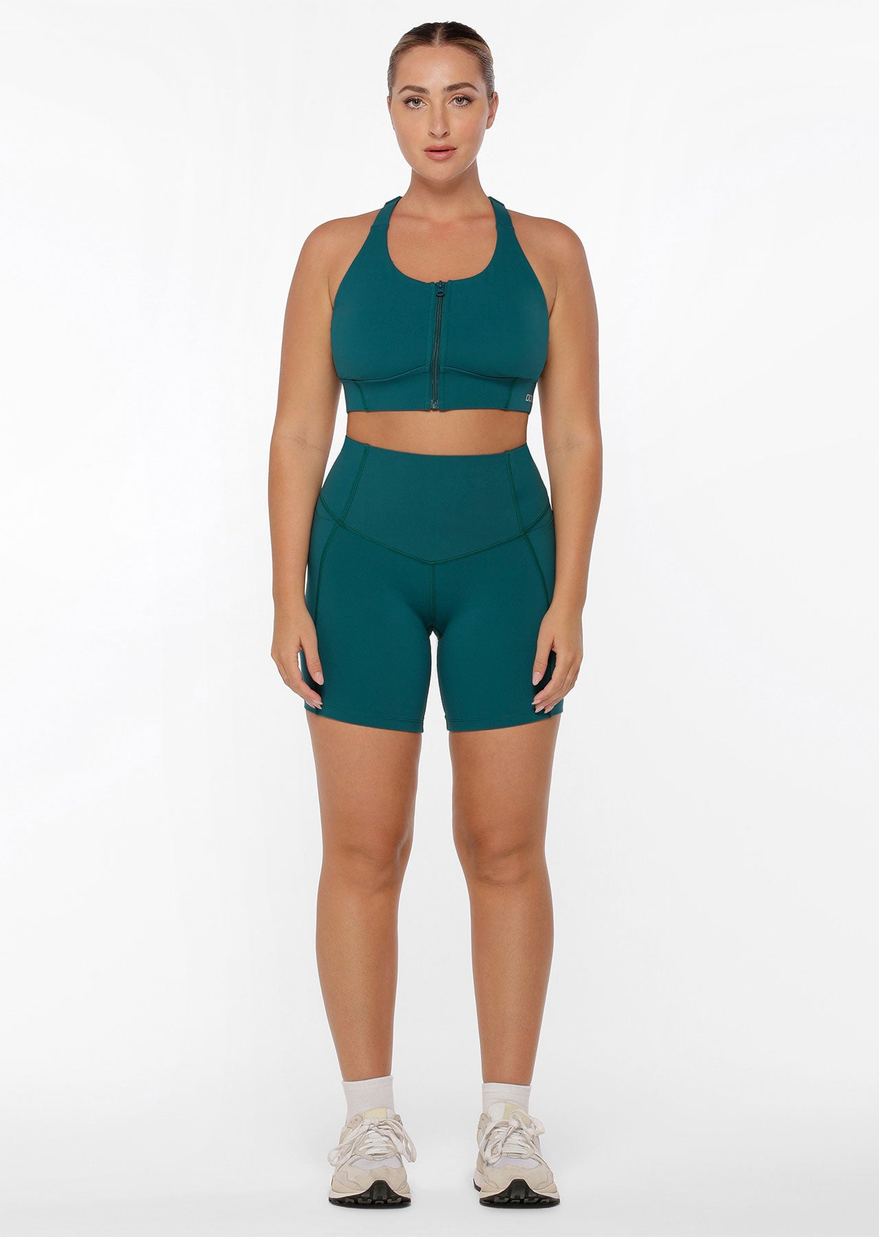 Lorna Jane Zip & Go Sports Bra - Everteal