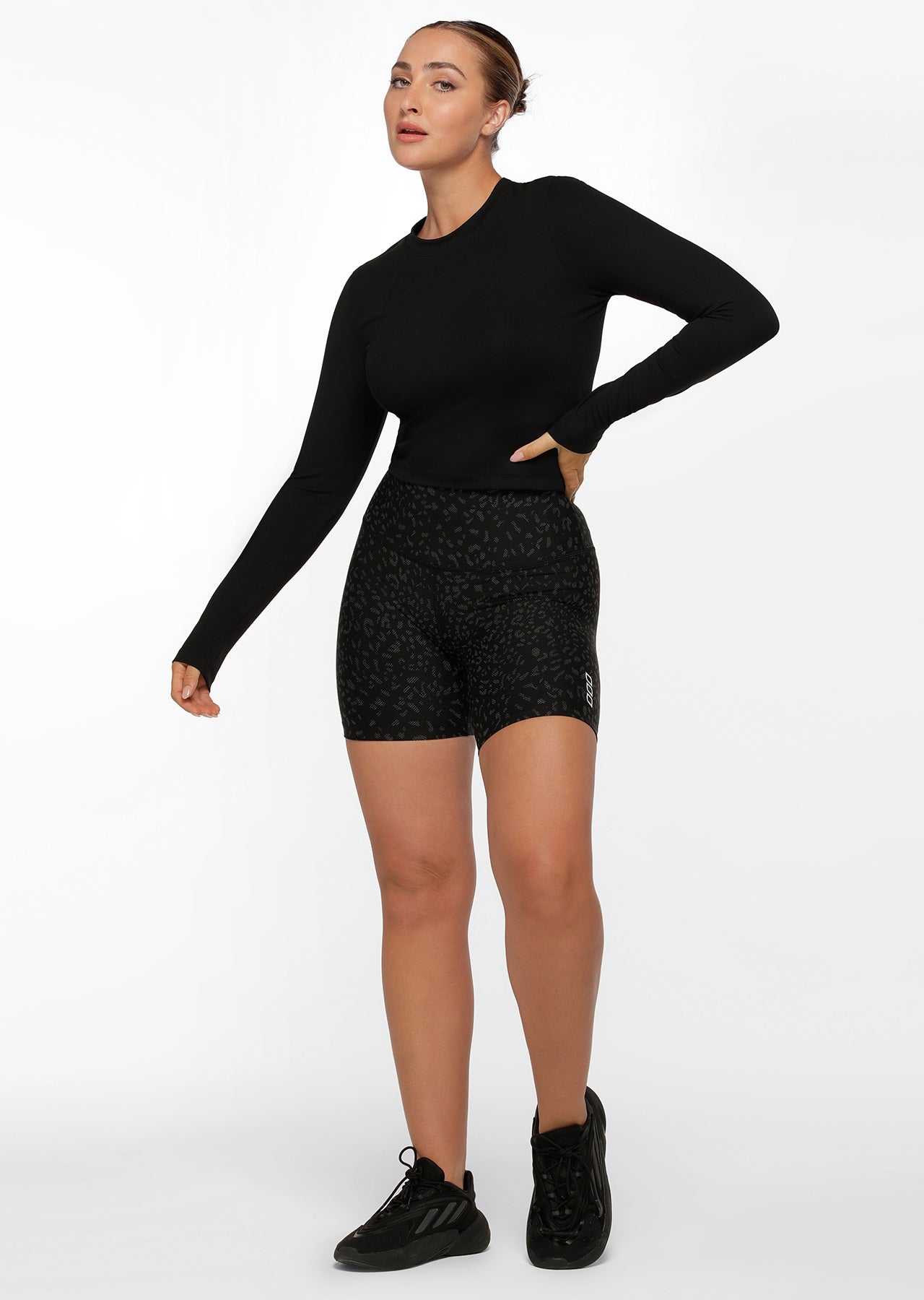 Lorna Jane Cutout Active Long Sleeve Top - Black