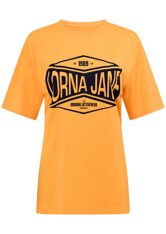 Lorna Jane Original Activewear Relaxed Tee - Mango Sorbet