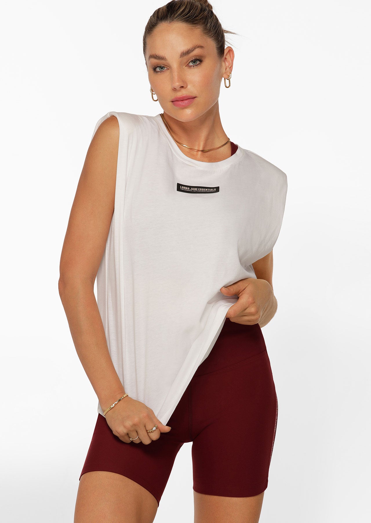 Lorna Jane Power Muscle Tank - Porcelain