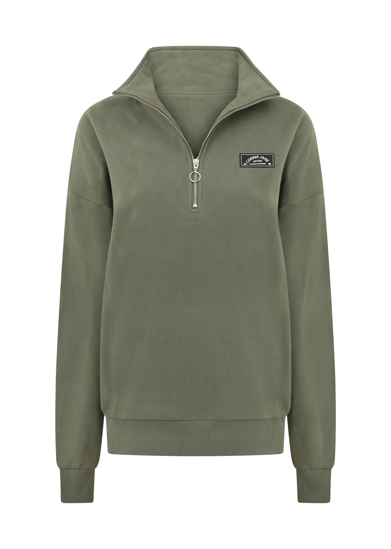 Lorna Jane LJ Sport Quarter Zip Sweat - Agave Green