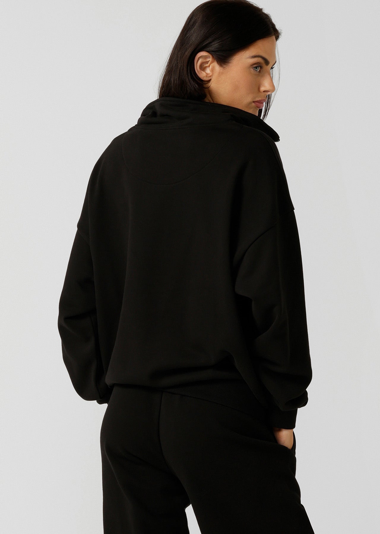 Lorna Jane LJ Sport Quarter Zip Sweat - Black
