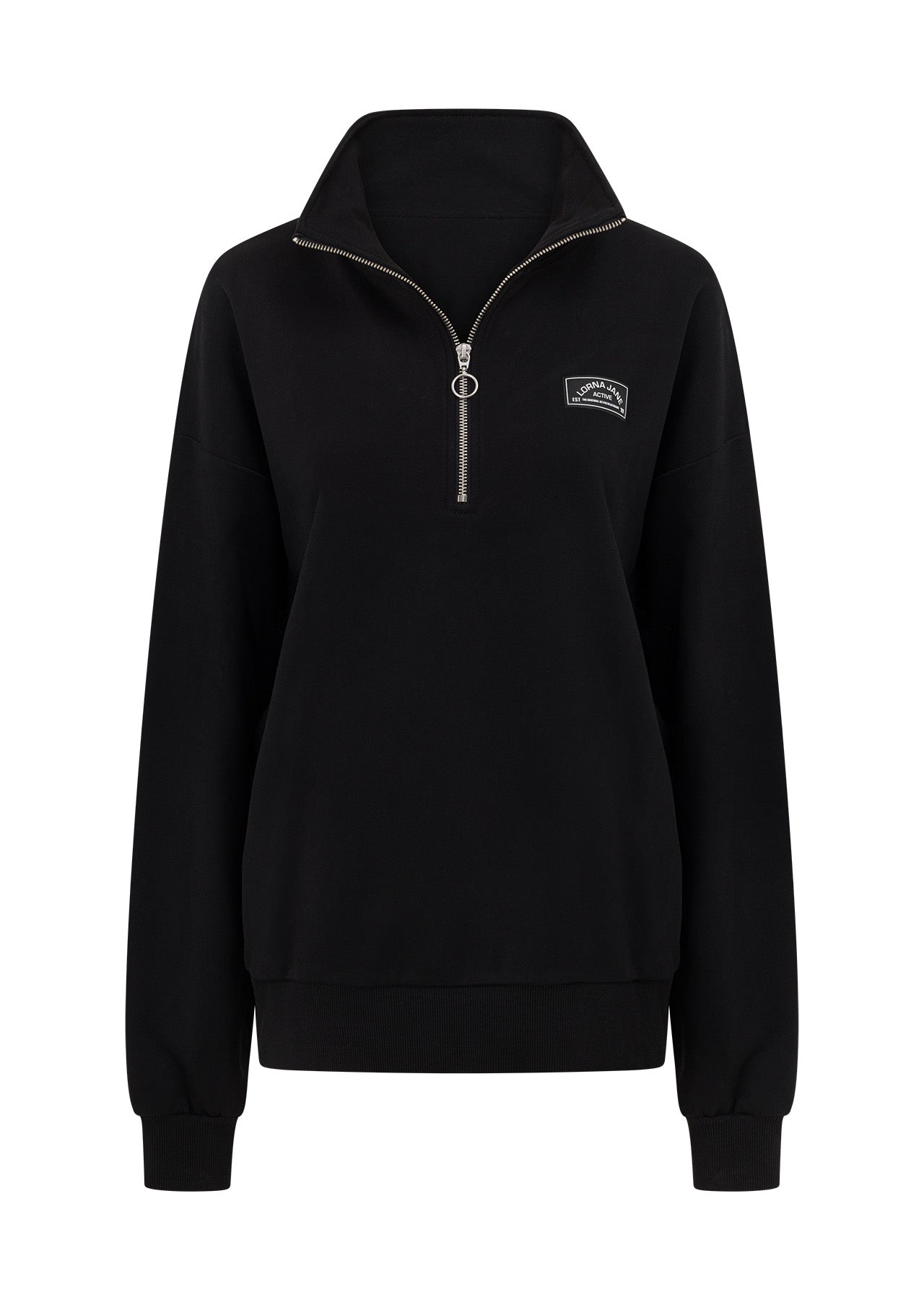 Lorna Jane LJ Sport Quarter Zip Sweat - Black