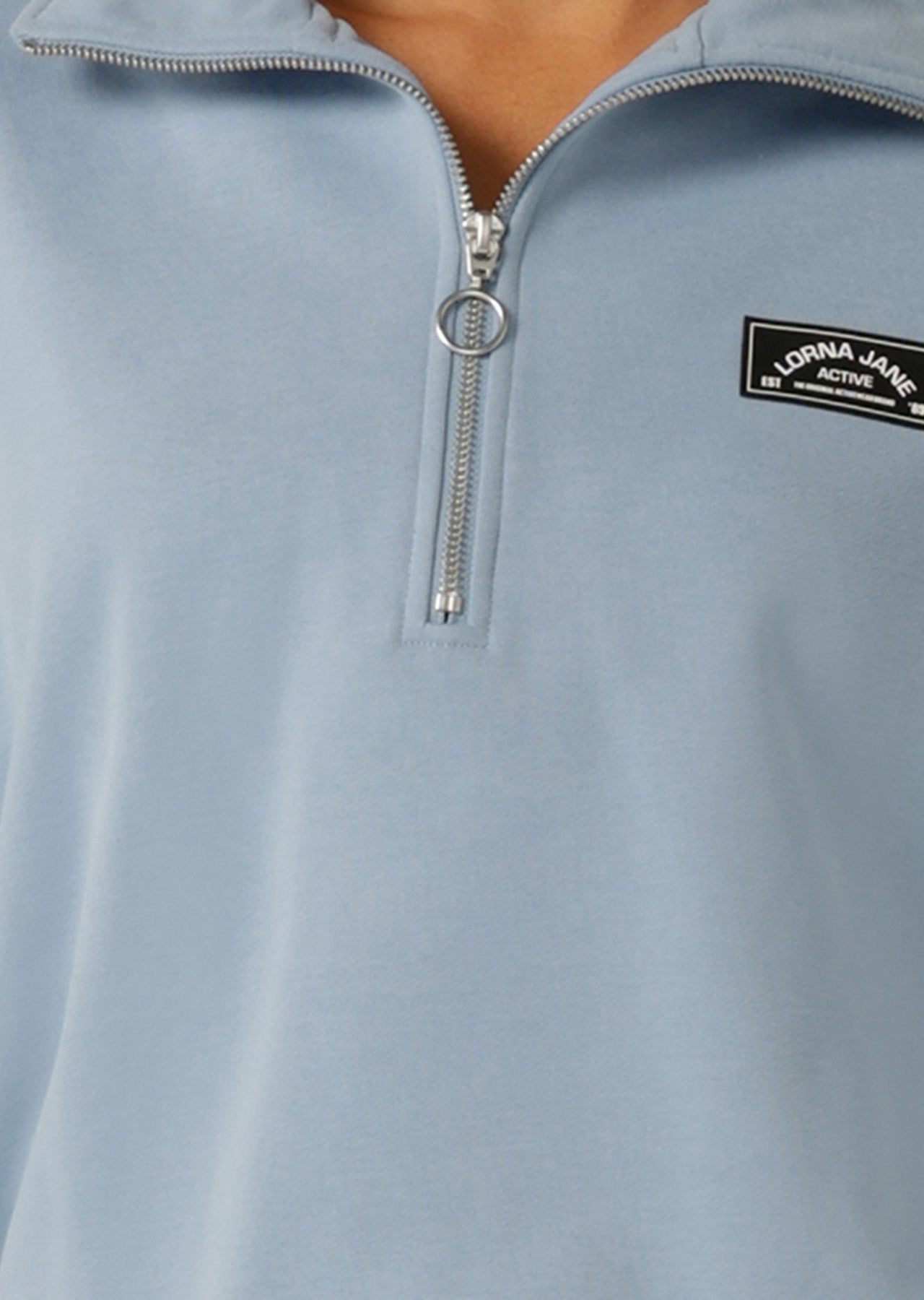 Lorna Jane LJ Sport Quarter Zip Sweat - Glacier Blue