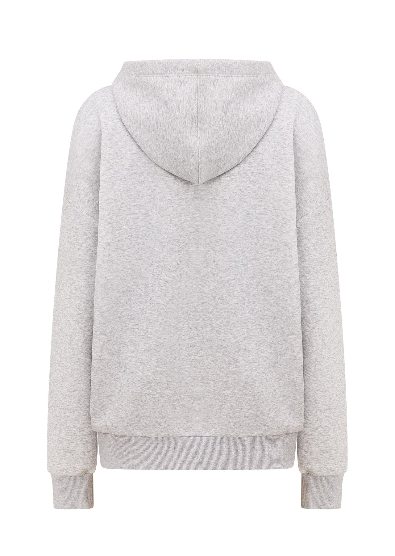 Lorna Jane Lounge Fleece Hoodie - Grey Marl