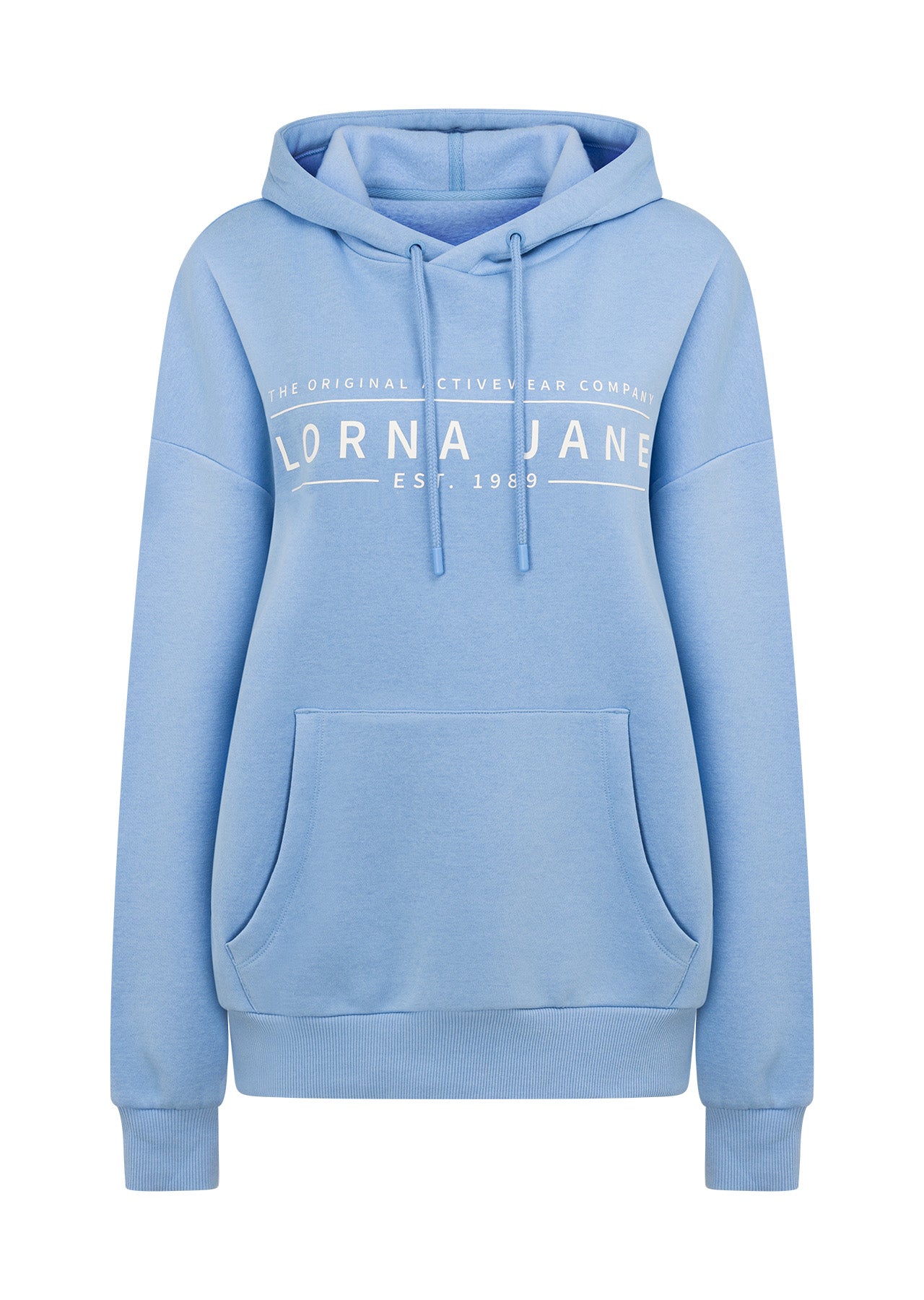 Lorna Jane Lounge Fleece Hoodie - Moontide