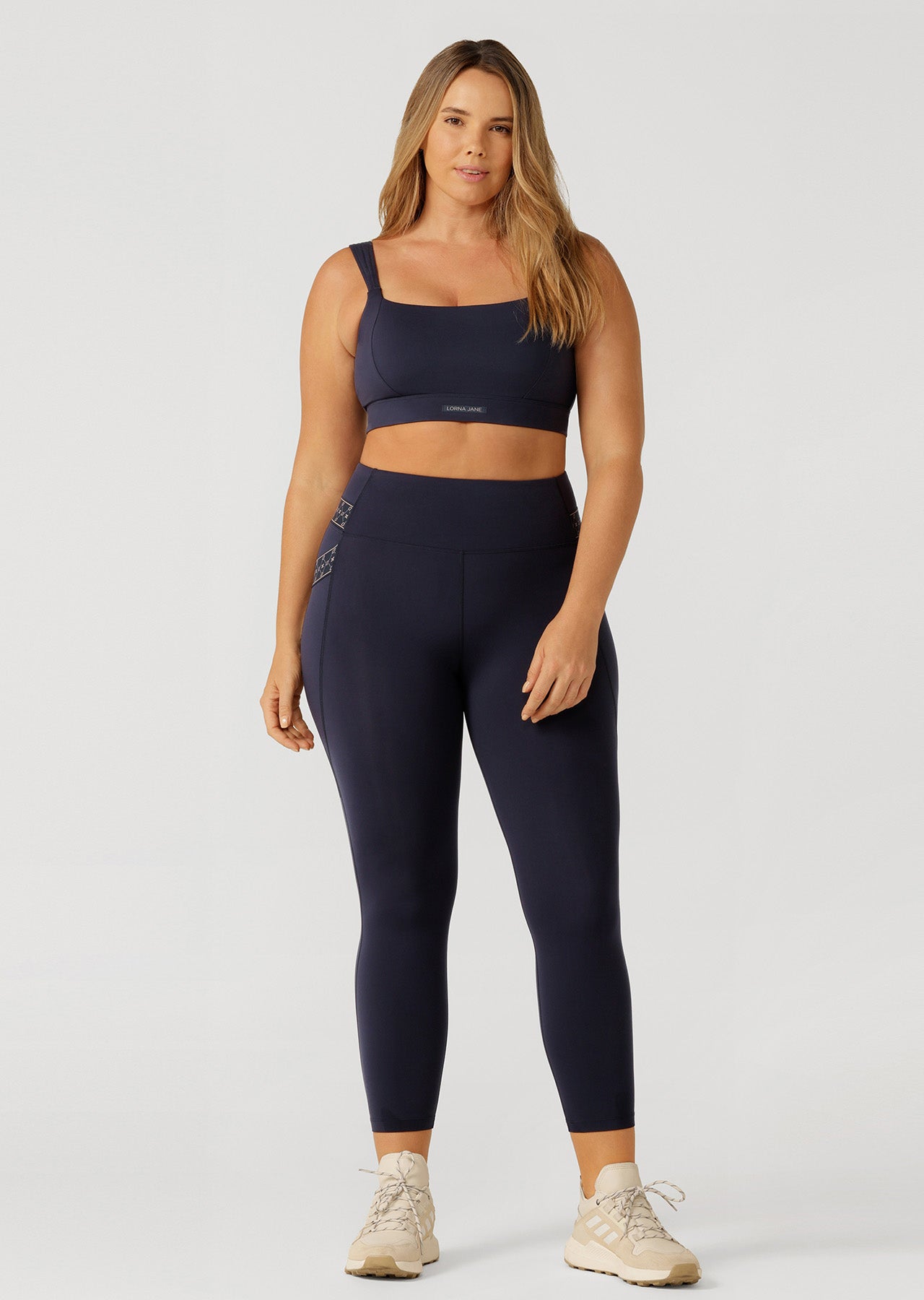 Lorna Jane Serenity Sports Bra - Midnight Blue