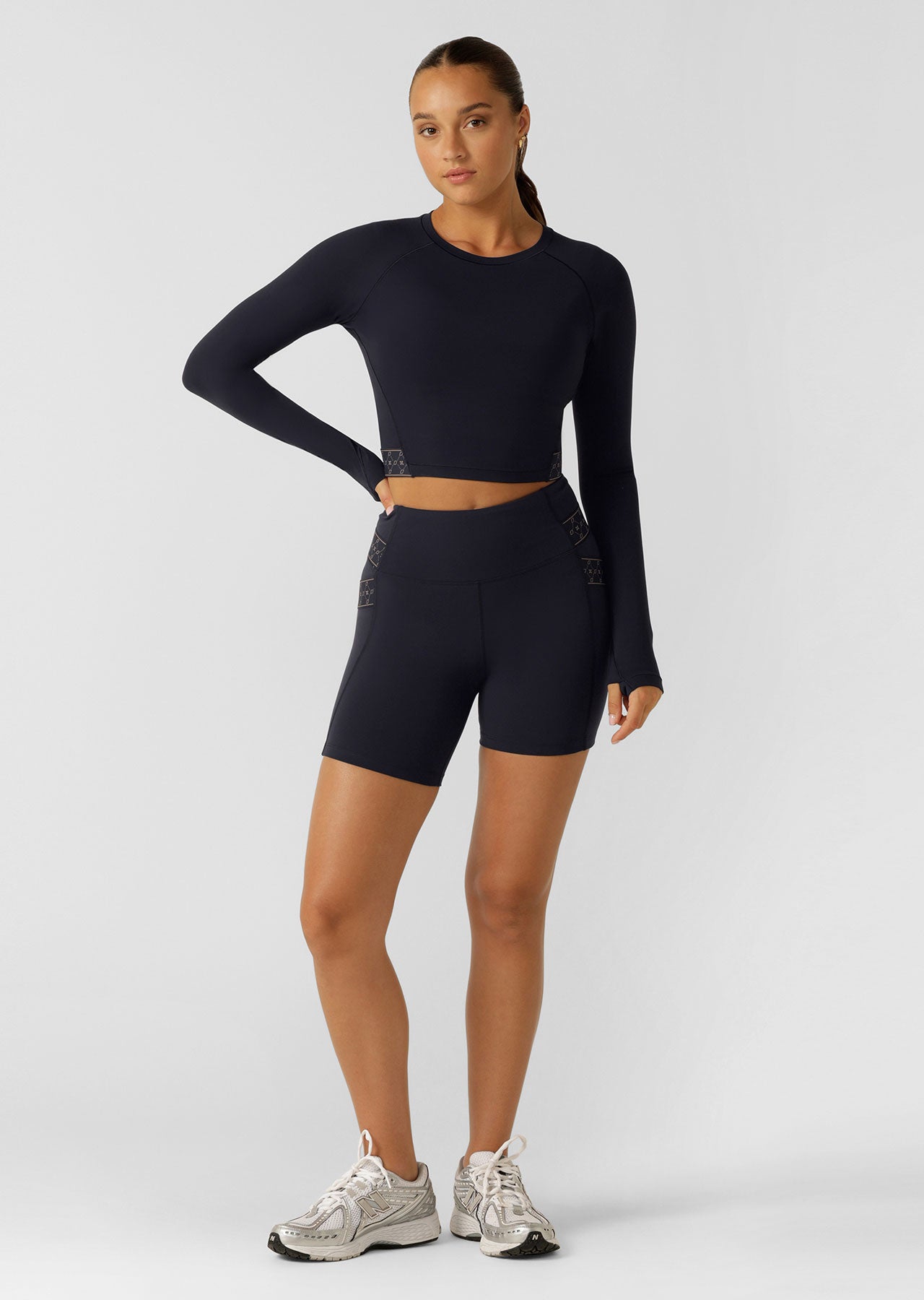 Lorna Jane Serenity Long Sleeve Active Top - Midnight Blue
