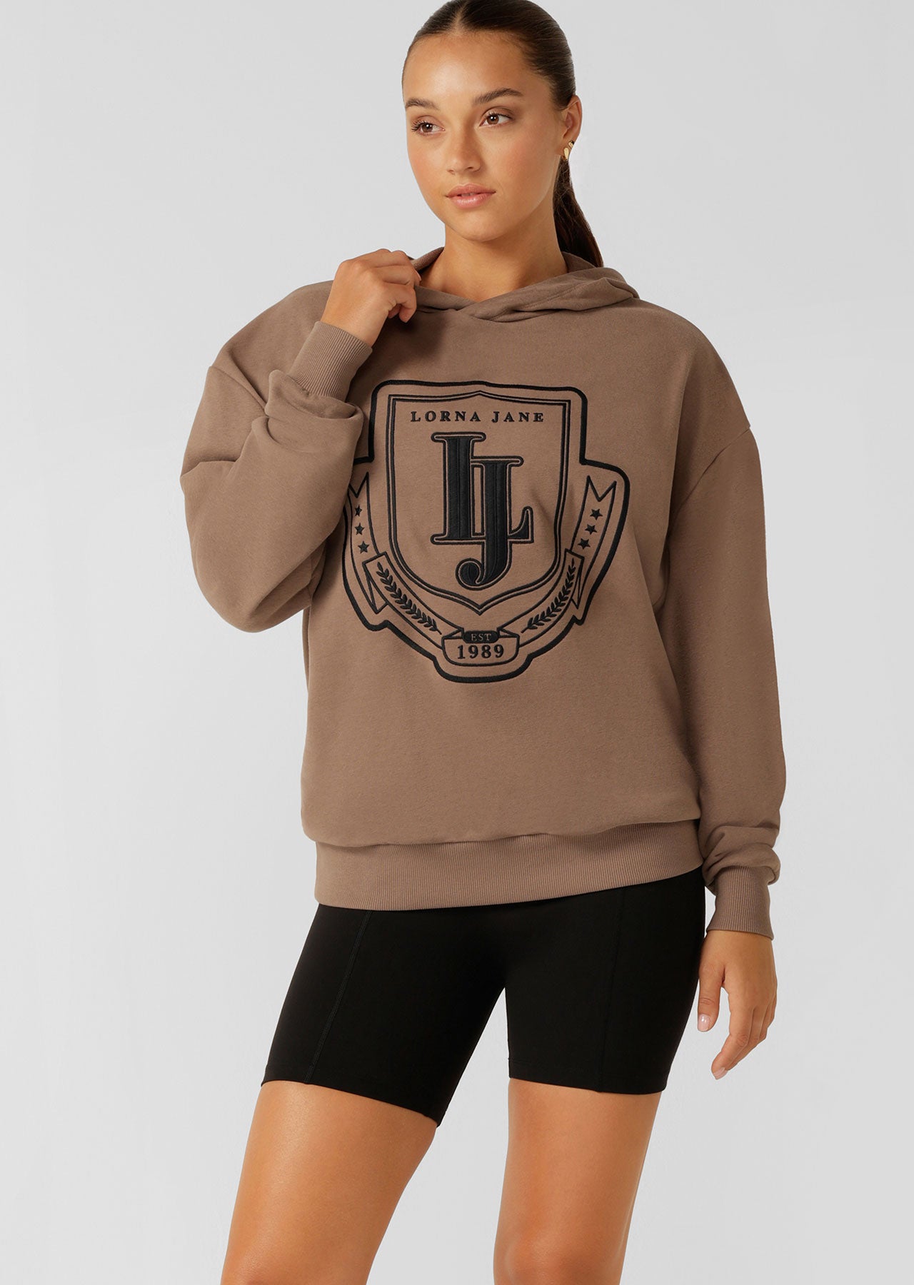 Lorna Jane Oversized Hoodie - Cedar