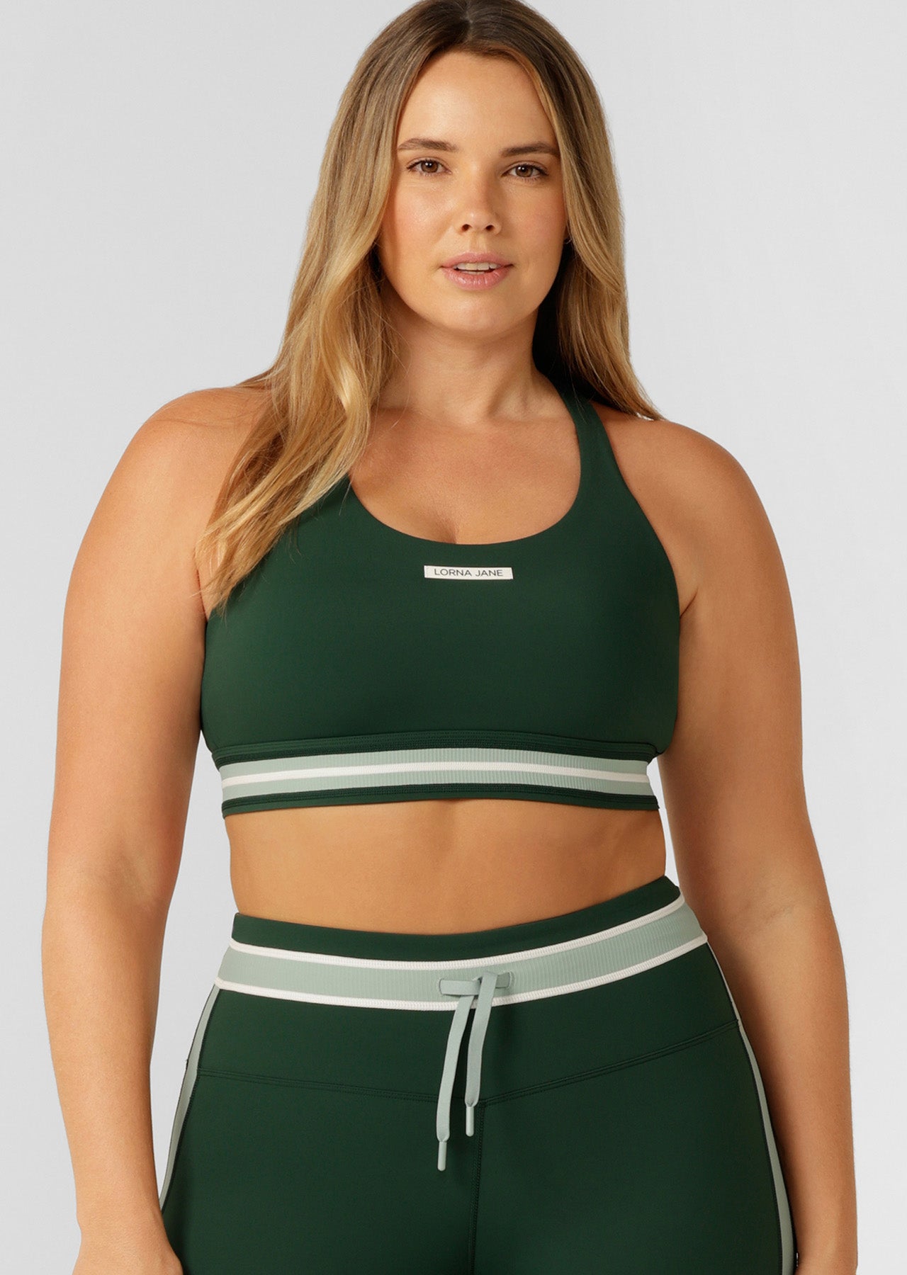 Lorna Jane Freshman Sports Bra - Dark Green