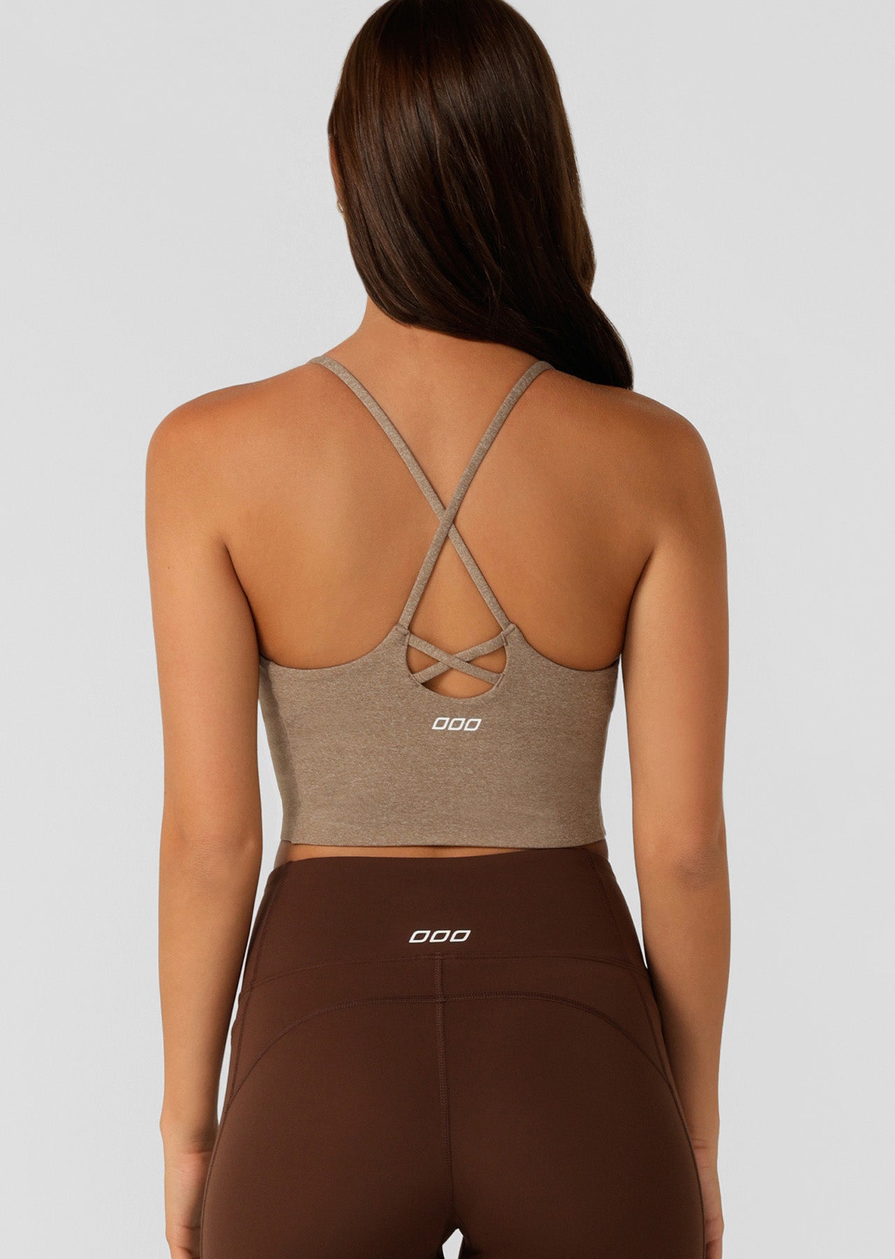 Lorna Jane Campus Classic Bra Tank Combo - Cedar Marl