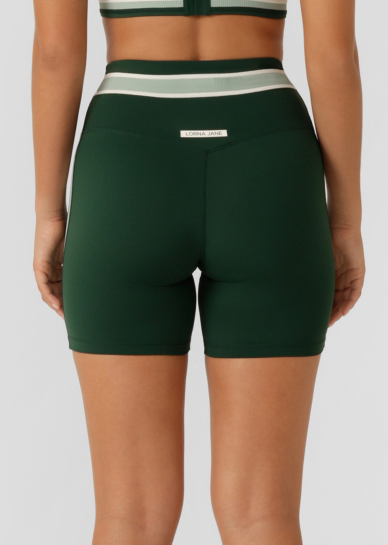 Lorna Jane Freshman Bike Shorts - Dark Green