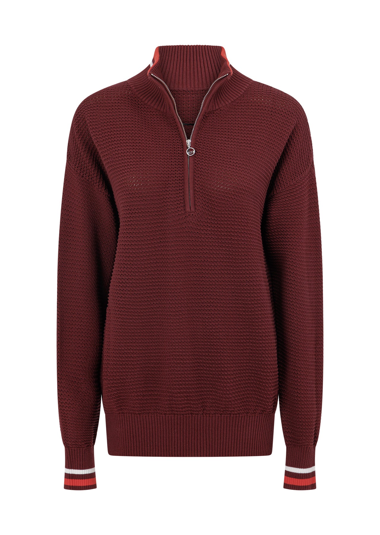 Lorna Jane Iconic 1/2 Zip Knit - Merlot