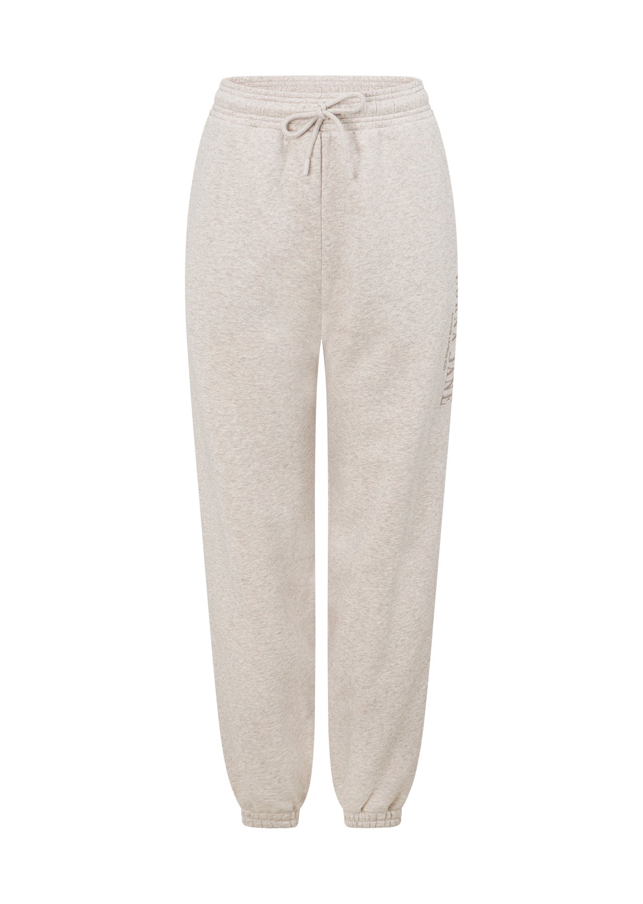 Lorna Jane Lounge Fleece Trackpants - Oat Marl