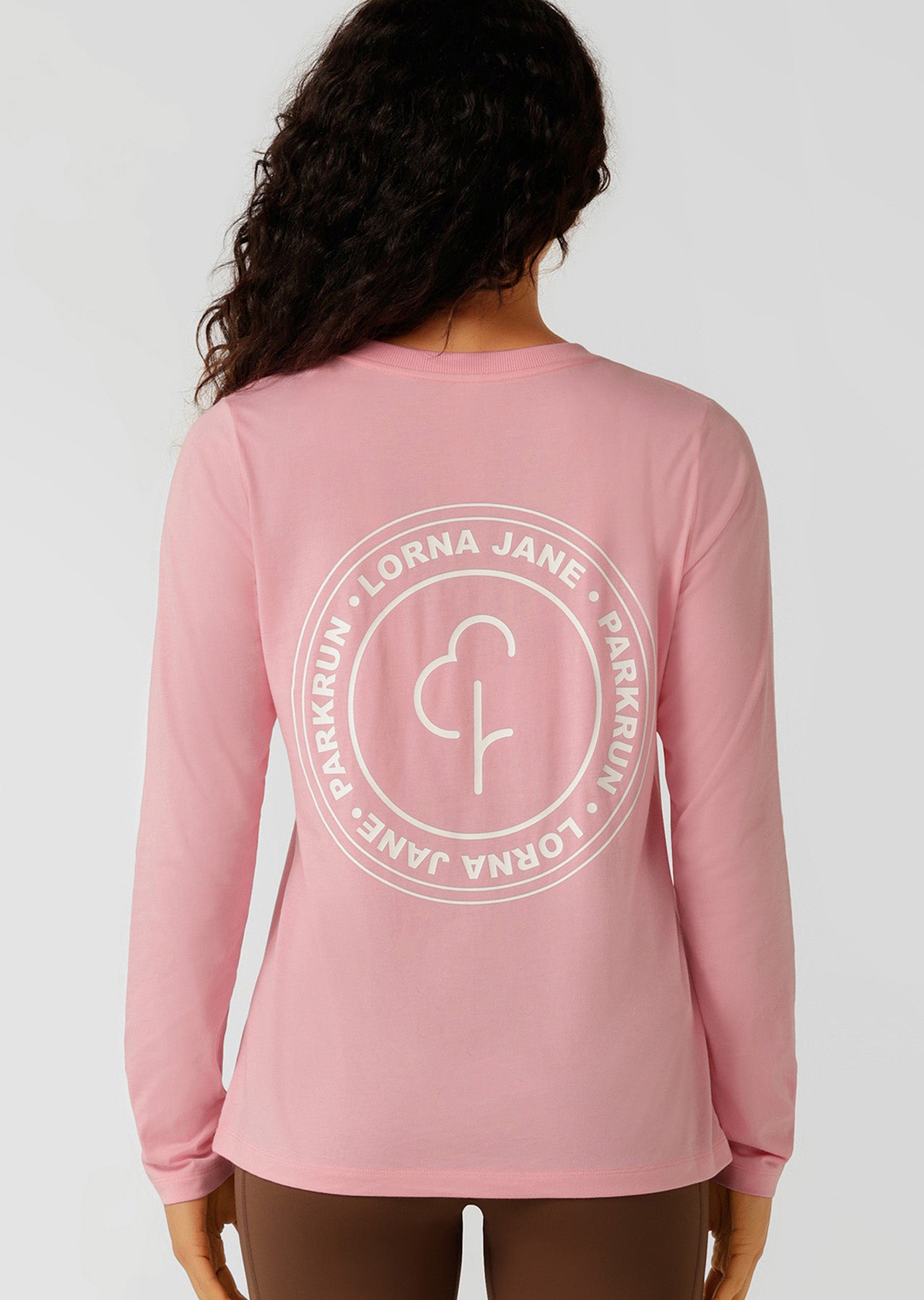Lorna Jane parkrun Long Sleeve Tee - Strawberry Lemonade
