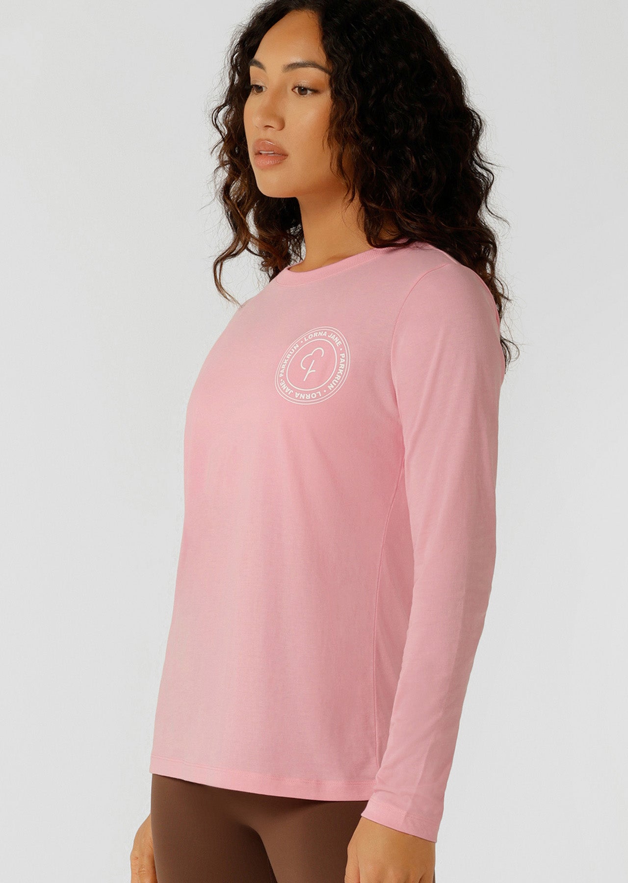 Lorna Jane parkrun Long Sleeve Tee - Strawberry Lemonade