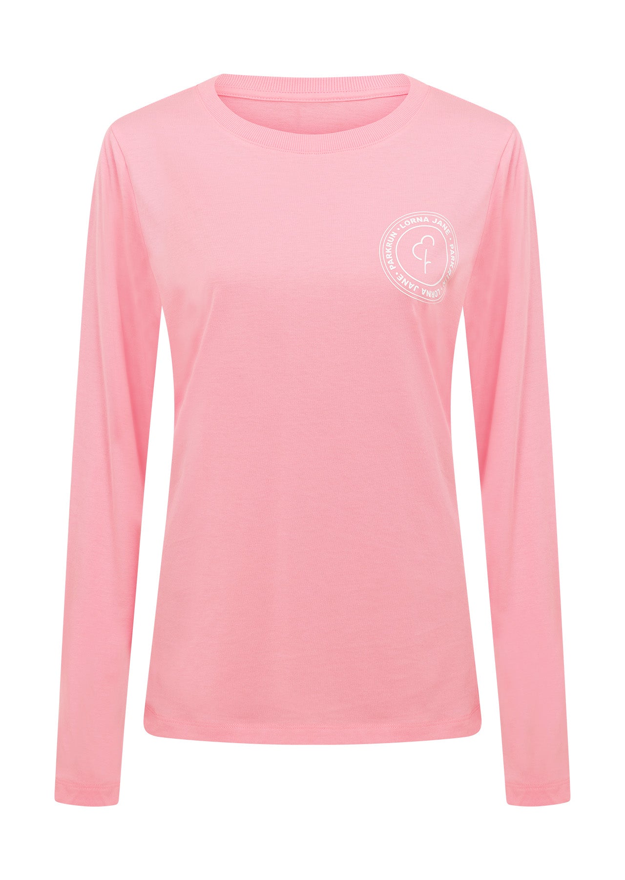 Lorna Jane parkrun Long Sleeve Tee - Strawberry Lemonade