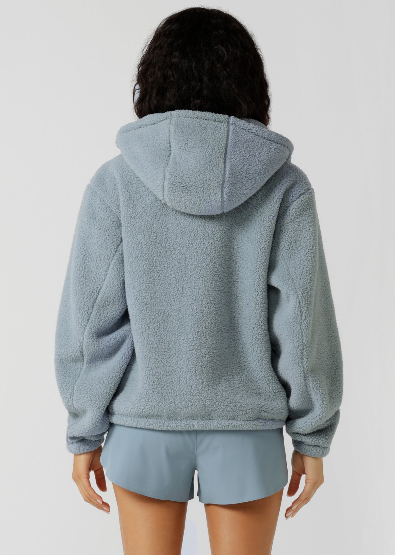 Lorna Jane Teddy Zip Through Hoodie - Deep Arctic