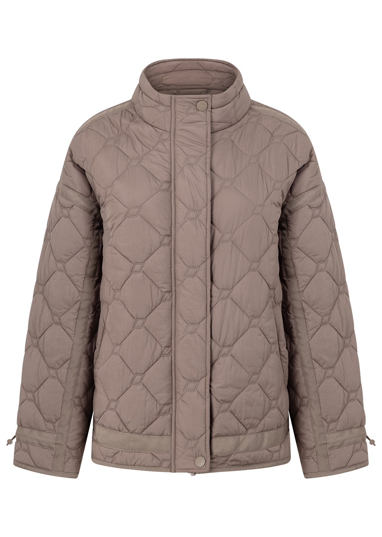 Lorna Jane Comfort Zone Quilted Jacket - Bone