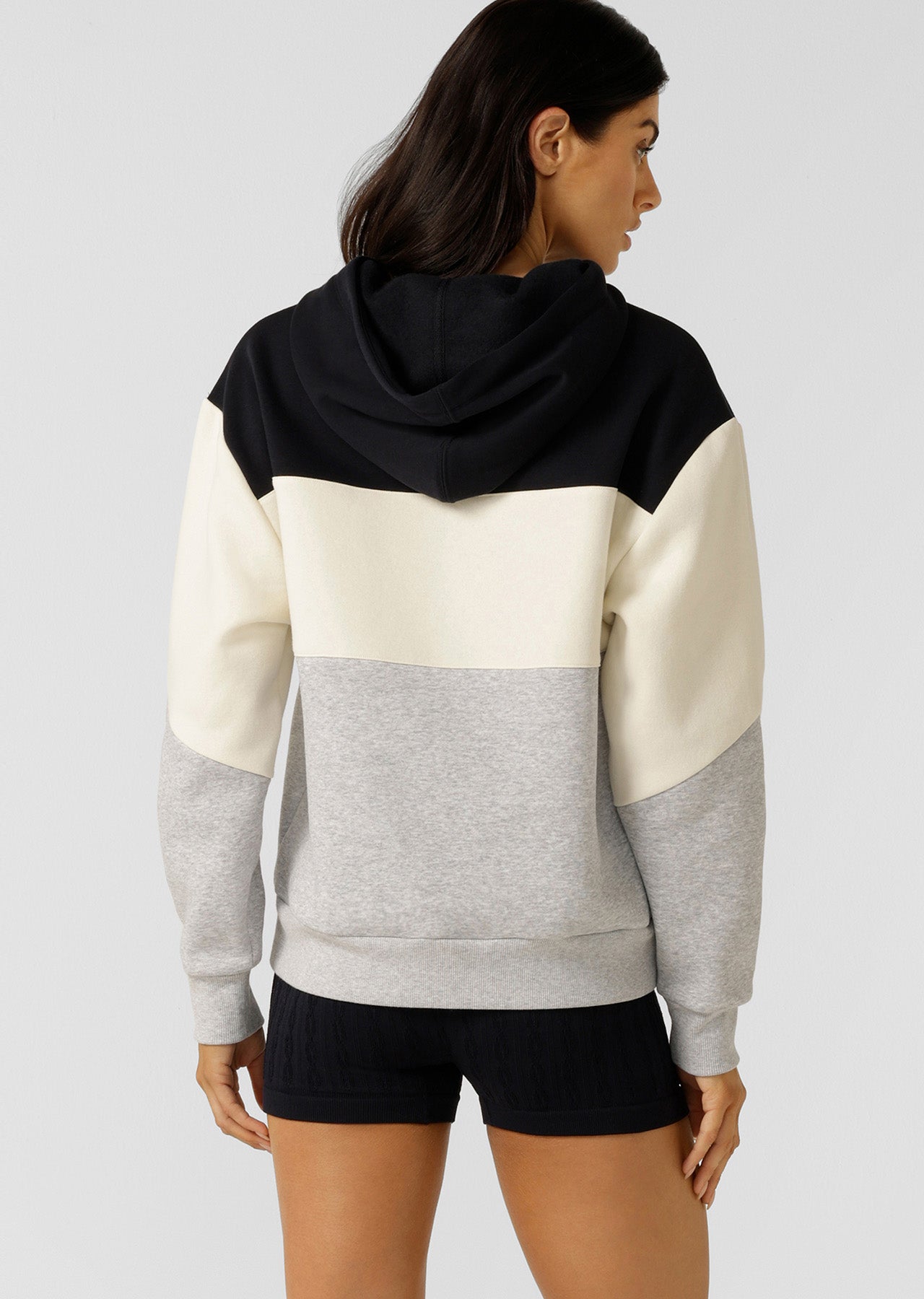 Lorna Jane Championship Oversized Fleece Hoodie - Multi