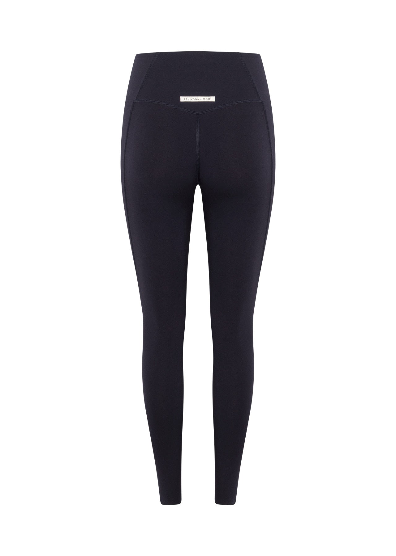 Lorna Jane Sculpt And Support No Ride Ankle Biter Leggings - Midnight Blue