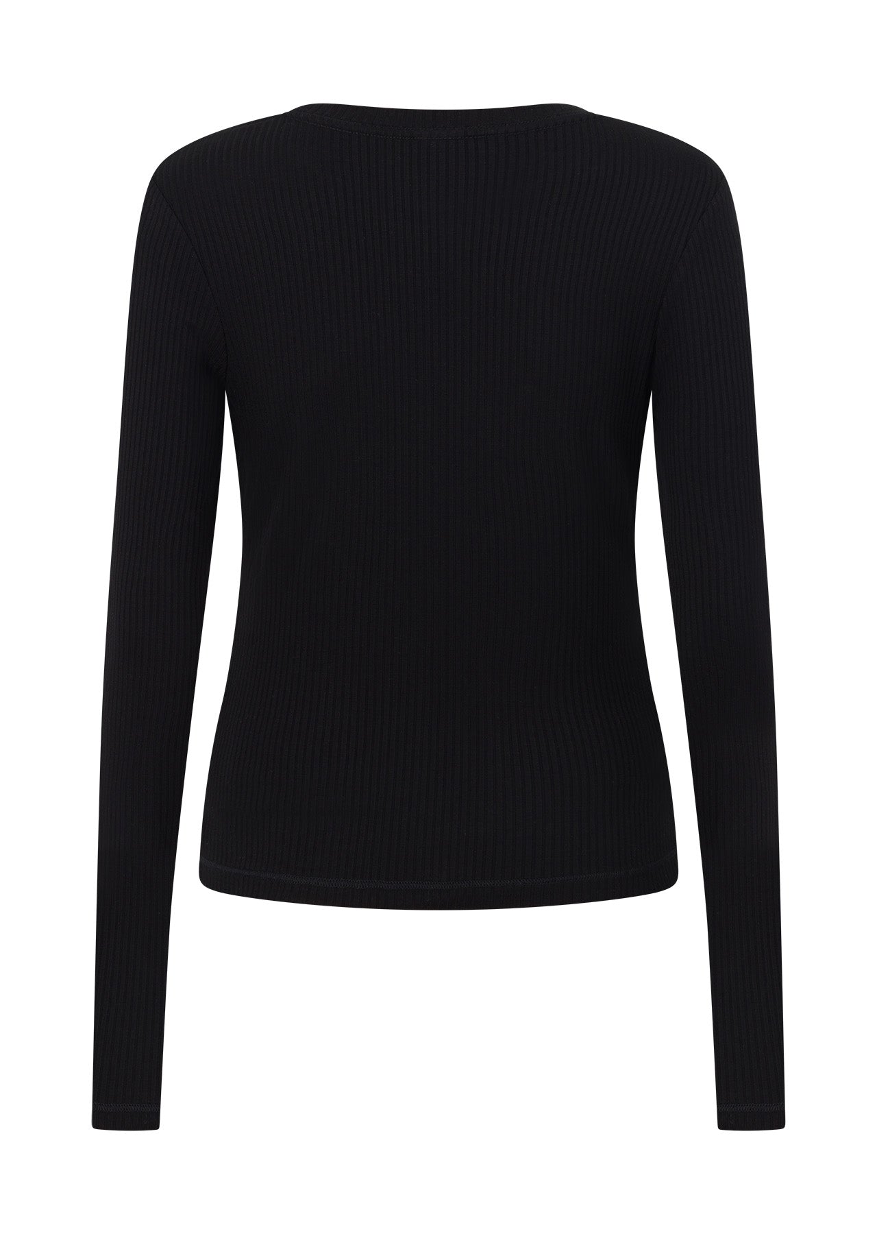 Lorna Jane Movement Long Sleeve Rib Top - Black