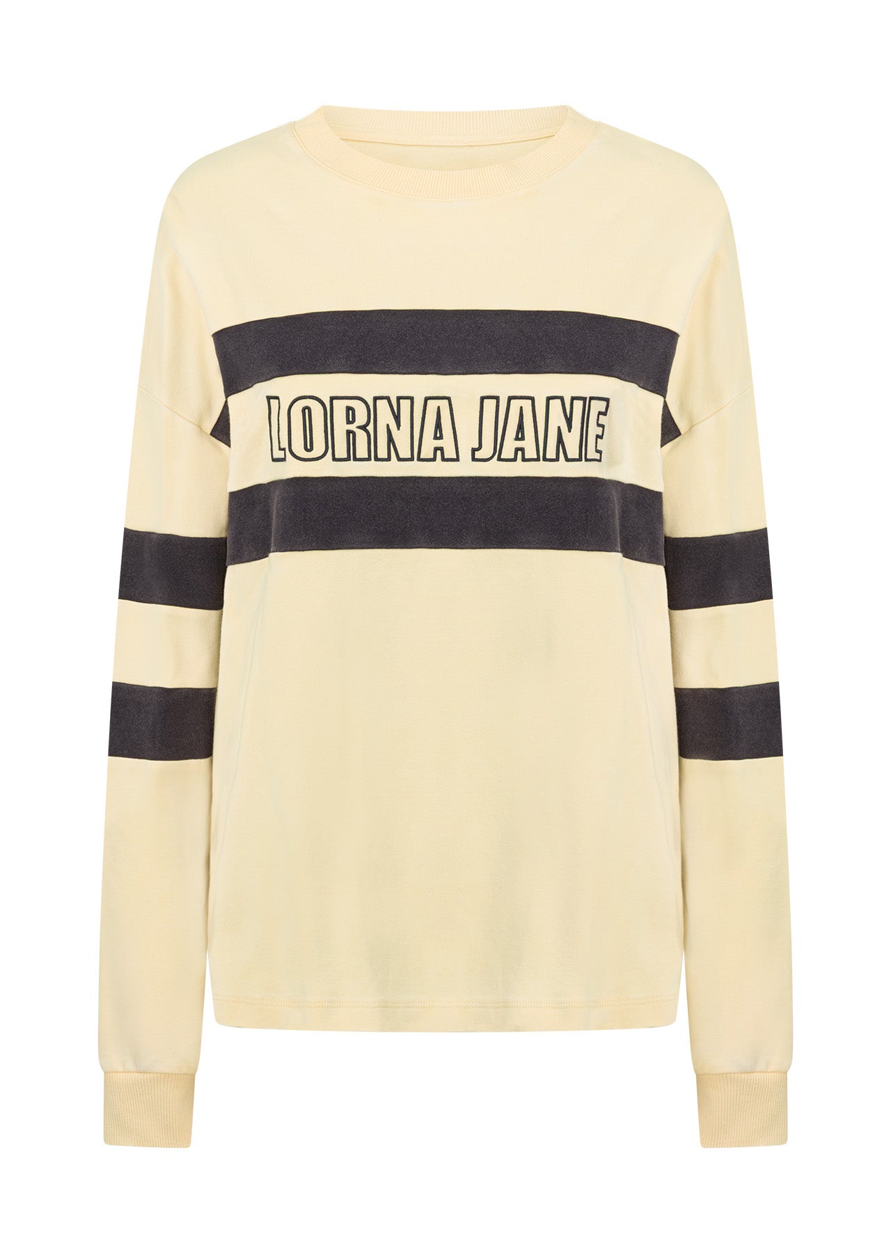 Lorna Jane Throwback Oversized Sweat - Buttermilk