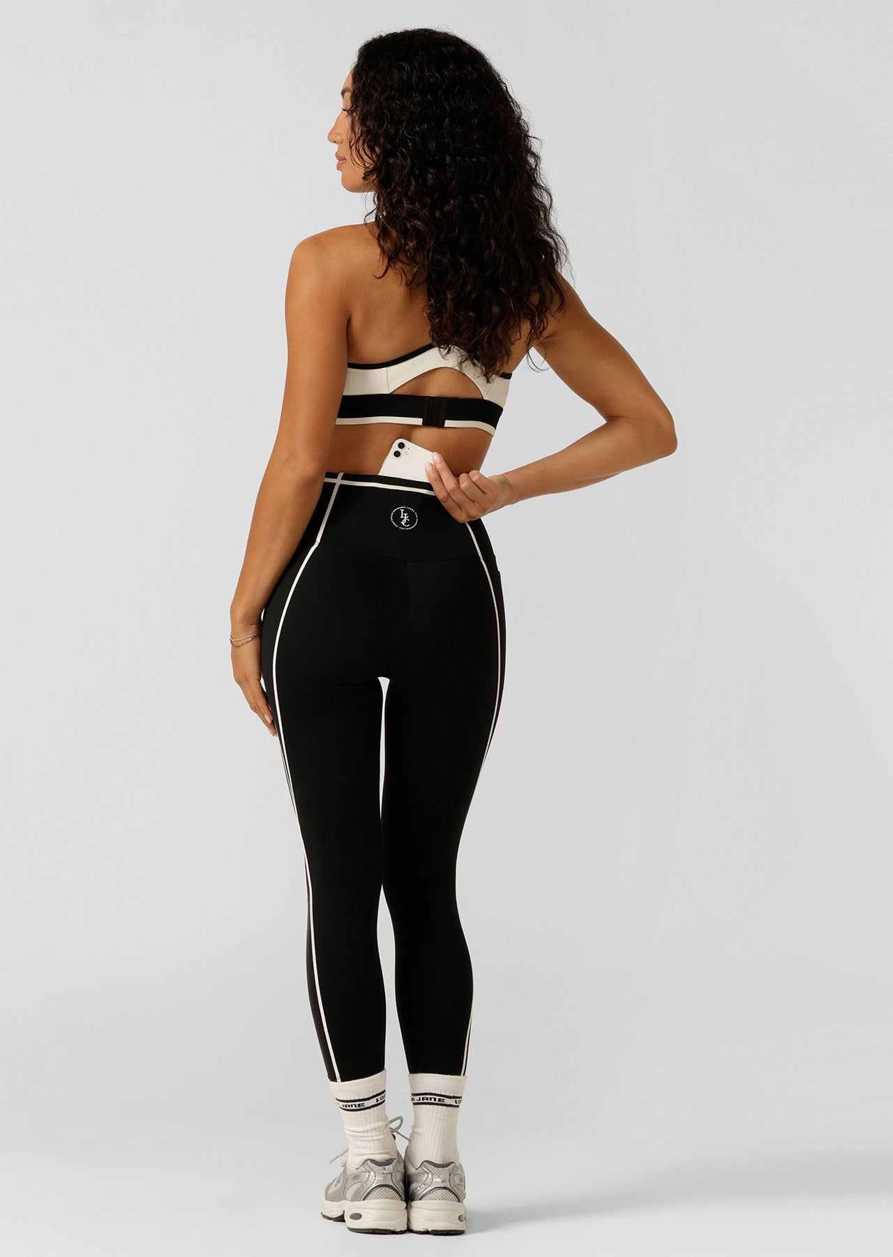 Lorna Jane LJC Retro Ankle Biter Leggings - Black