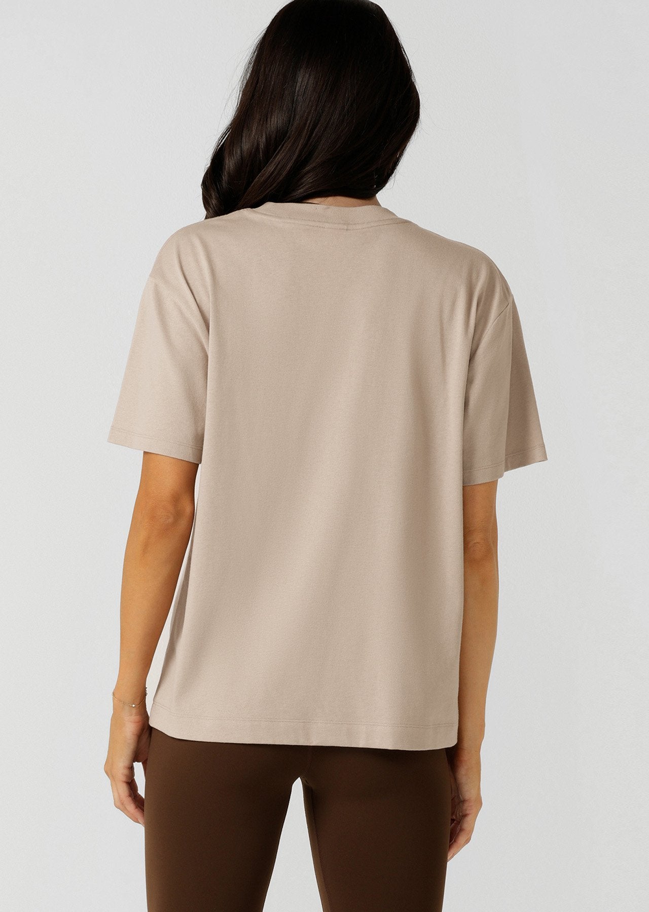 Lorna Jane Lorna Logo T-shirt - Latte