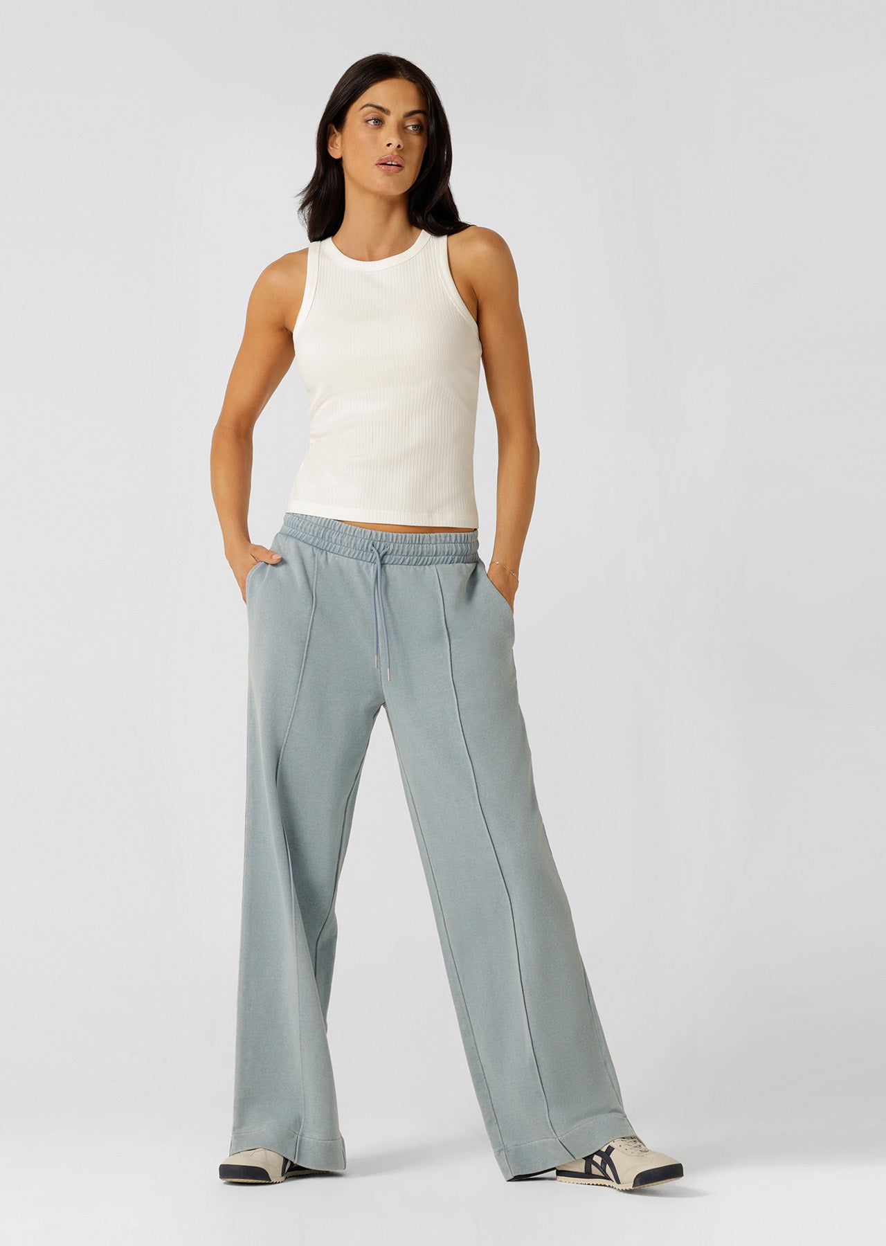 Lorna Jane Legacy Rib Tank - Porcelain