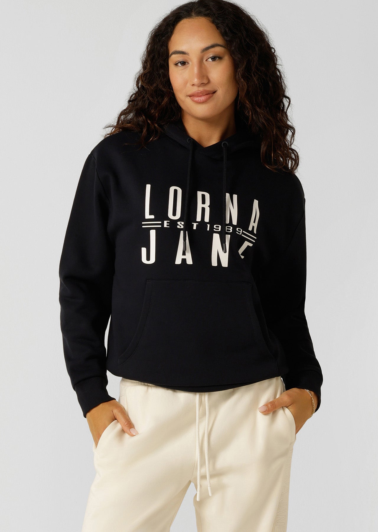 Lorna Jane Lounge Fleece Hoodie - Midnight Blue