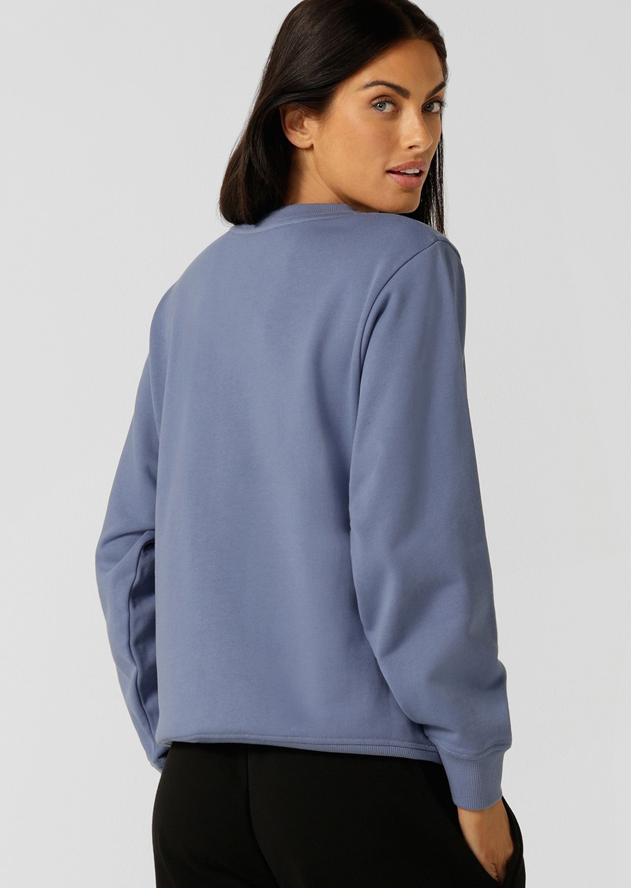 Lorna Jane Iconic Sweat - Misty Blue